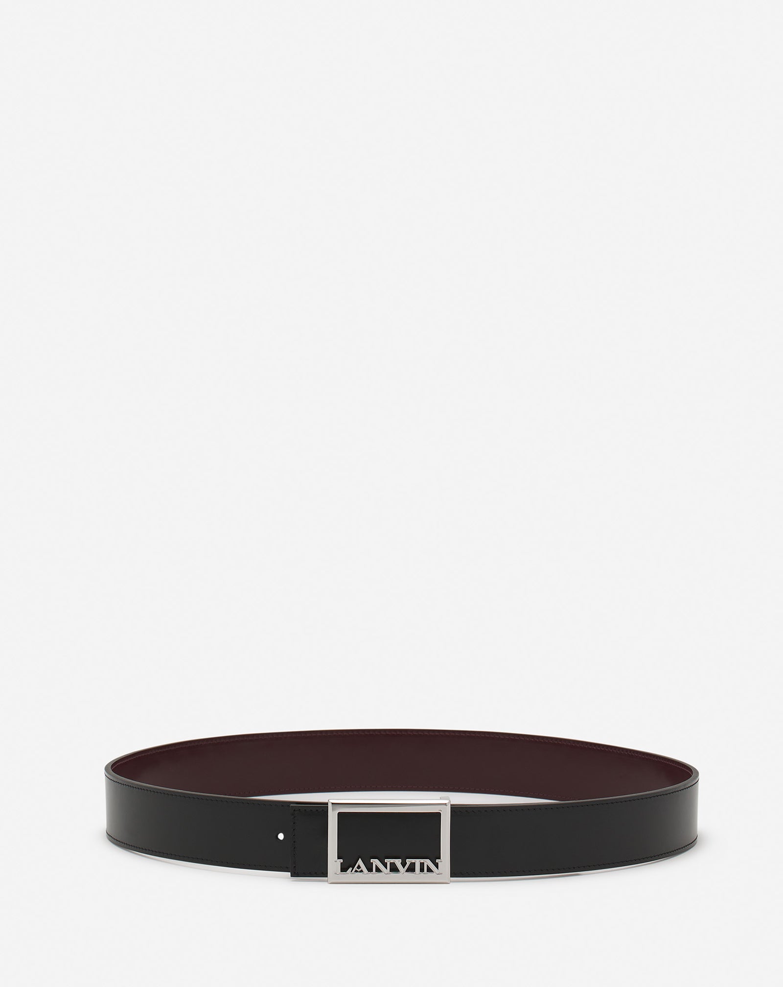 CEINTURE RÉVERSIBLE LANVIN SIGNATURE EN CUIR