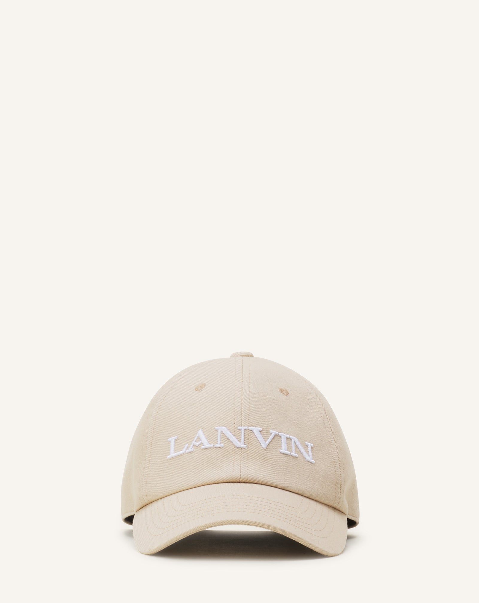 CASQUETTE LANVIN EN COTON BEIGE