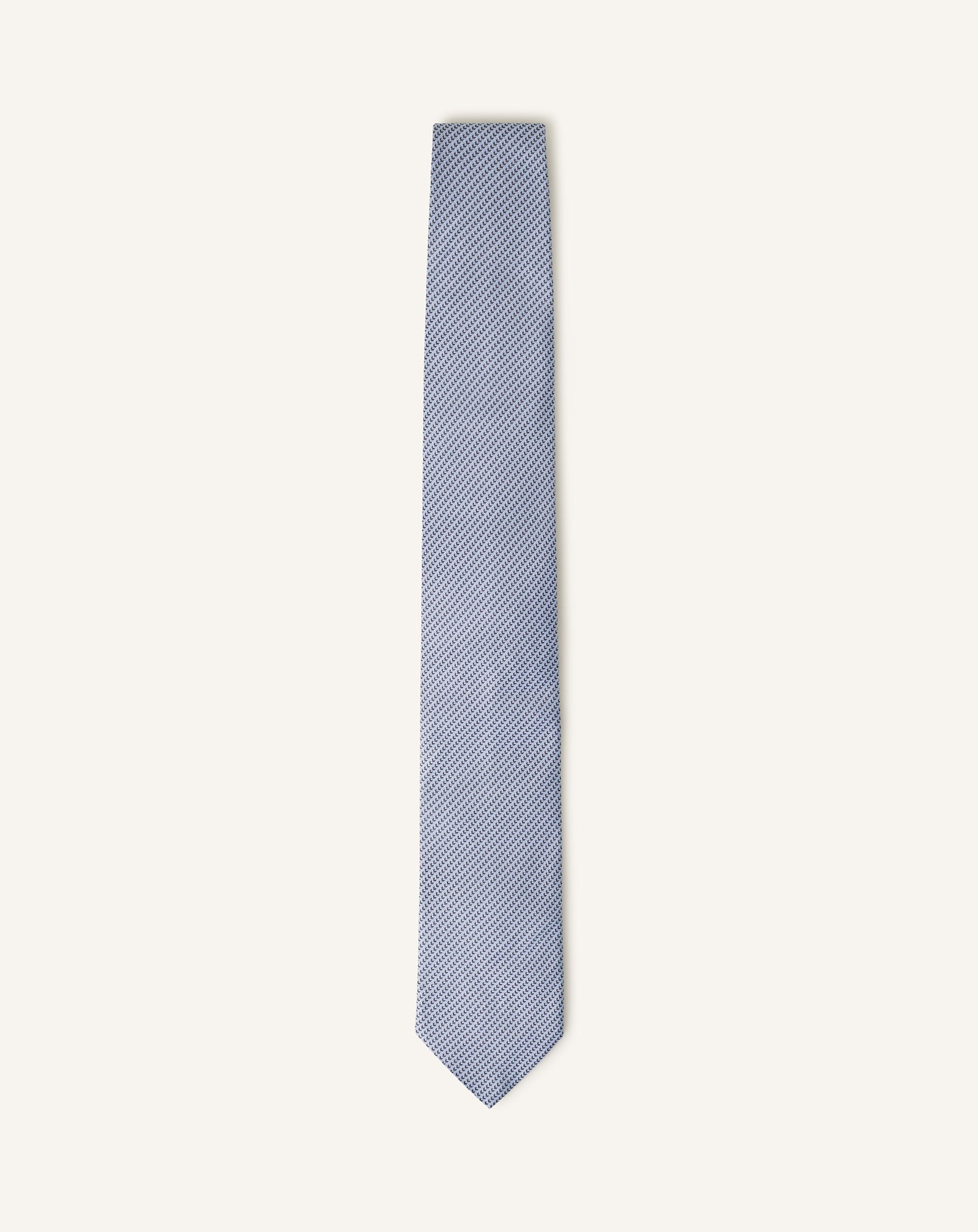 CRAVATE MINI CHEVRON EN SOIE