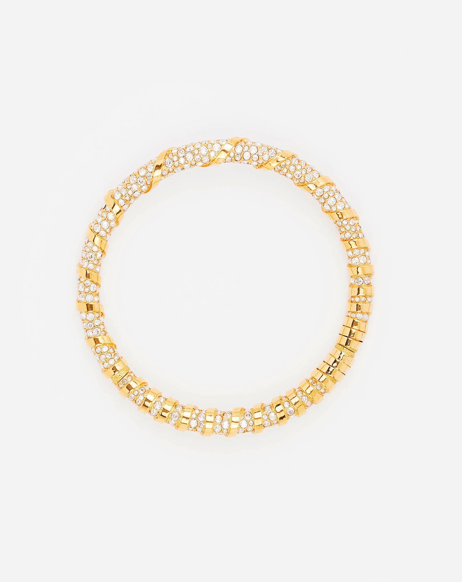 COLLIER RAS DE COU MÉLODIE EN STRASS