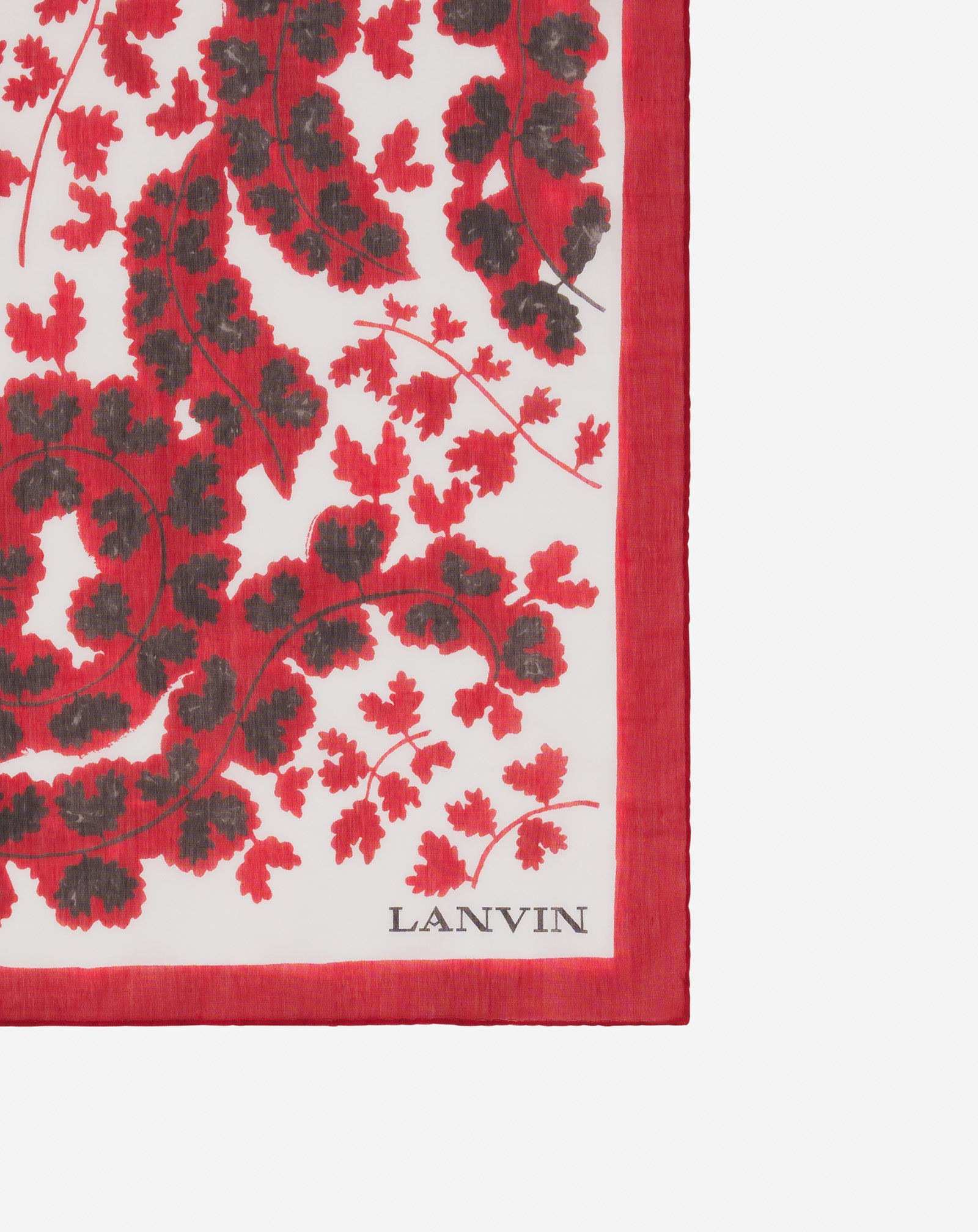 PARÉO ÉTÉ LANVIN IMPRIMÉ RATEAU EN COTON