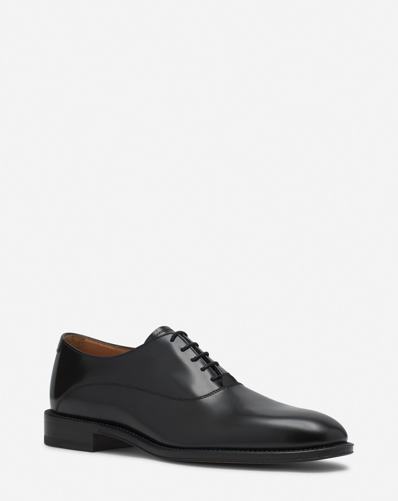 DERBIES LANVIN SIGNATURE EN CUIR NOIR