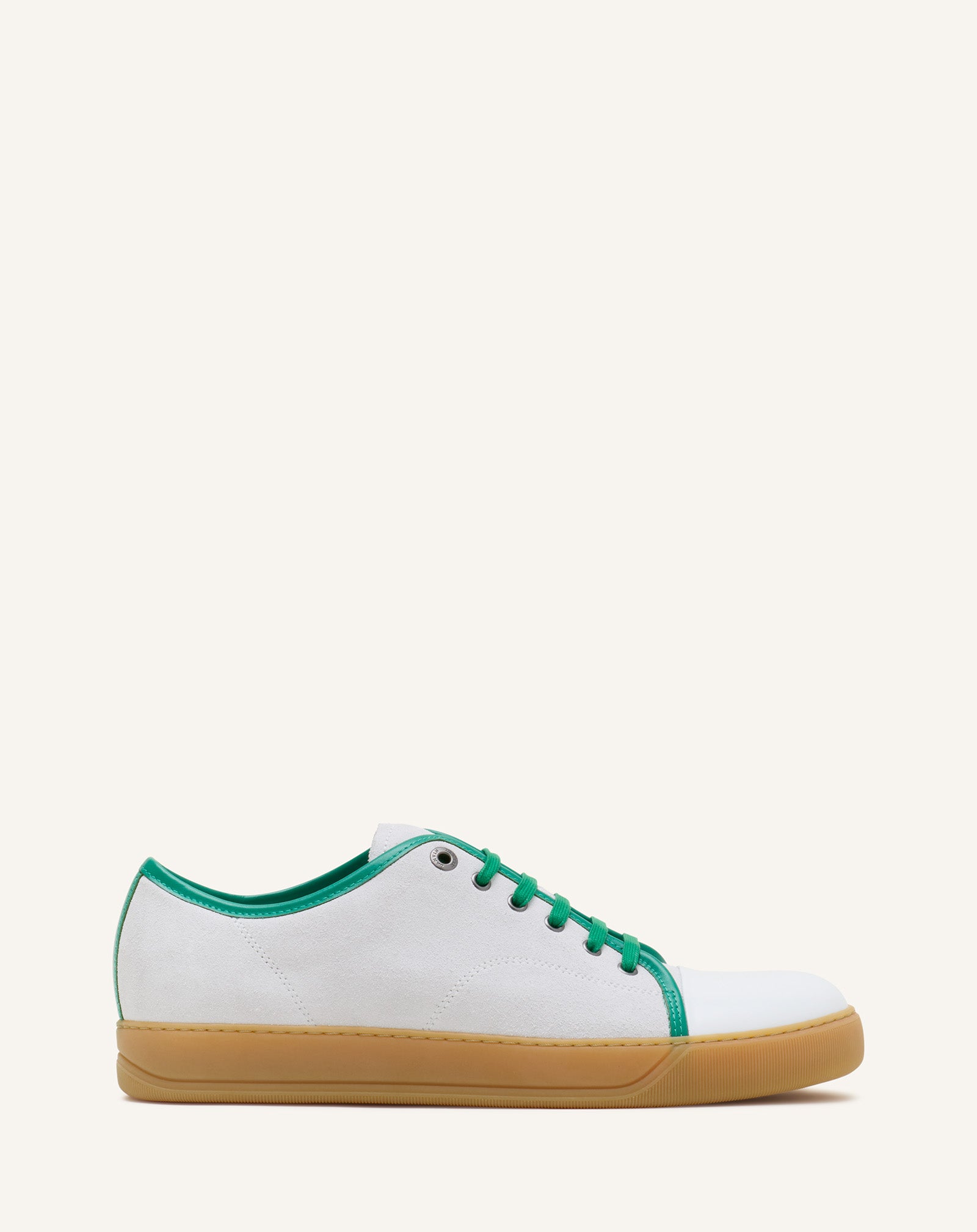SNEAKERS DBB1 EN CUIR ET SUEDE BLANC