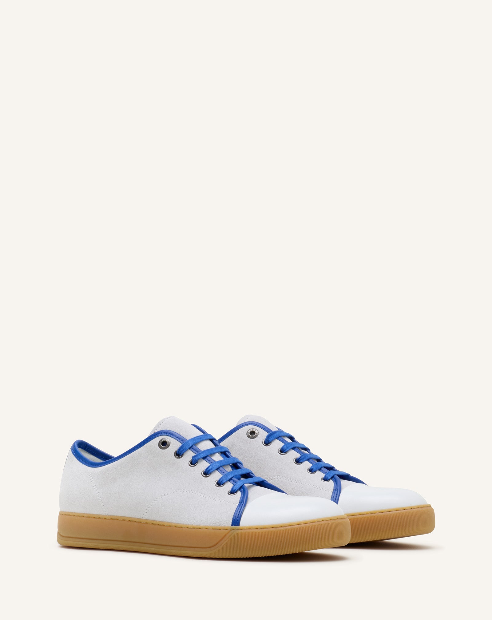 SNEAKERS DBB1 EN CUIR ET SUEDE BLEU
