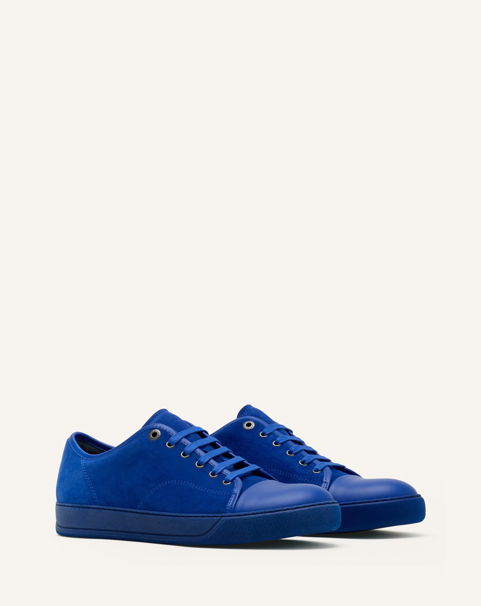 SNEAKERS DBB1 EN CUIR ET SUEDE BLEU