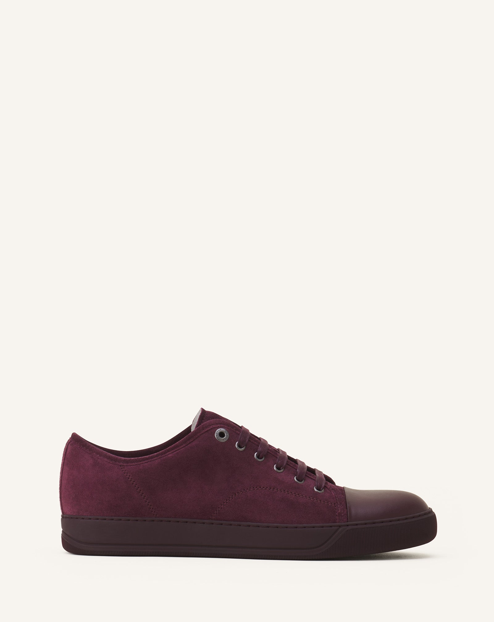 SNEAKERS DBB1 EN CUIR ET SUEDE MARRON