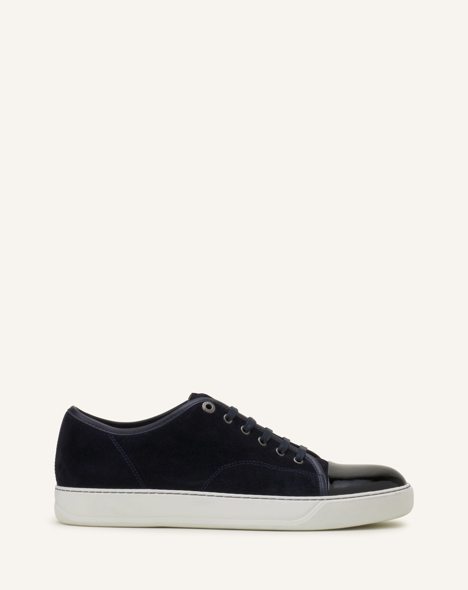 SNEAKERS DBB1 EN SUEDE ET CUIR VERNIS