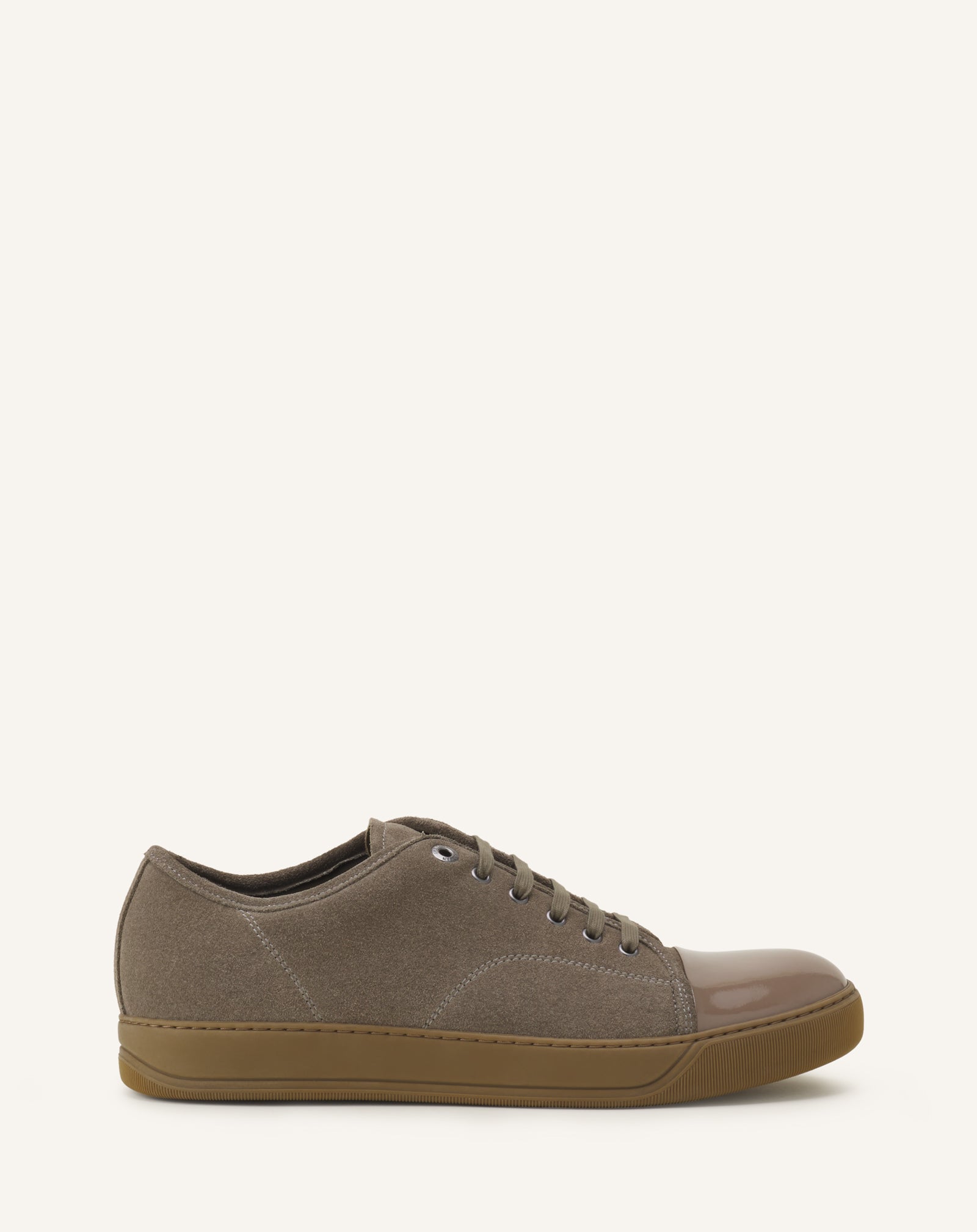 SNEAKERS DBB1 EN SUEDE ET CUIR VERNIS