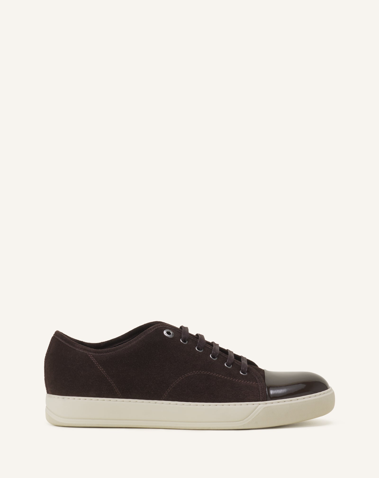 SNEAKERS DBB1 EN SUEDE ET CUIR VERNIS