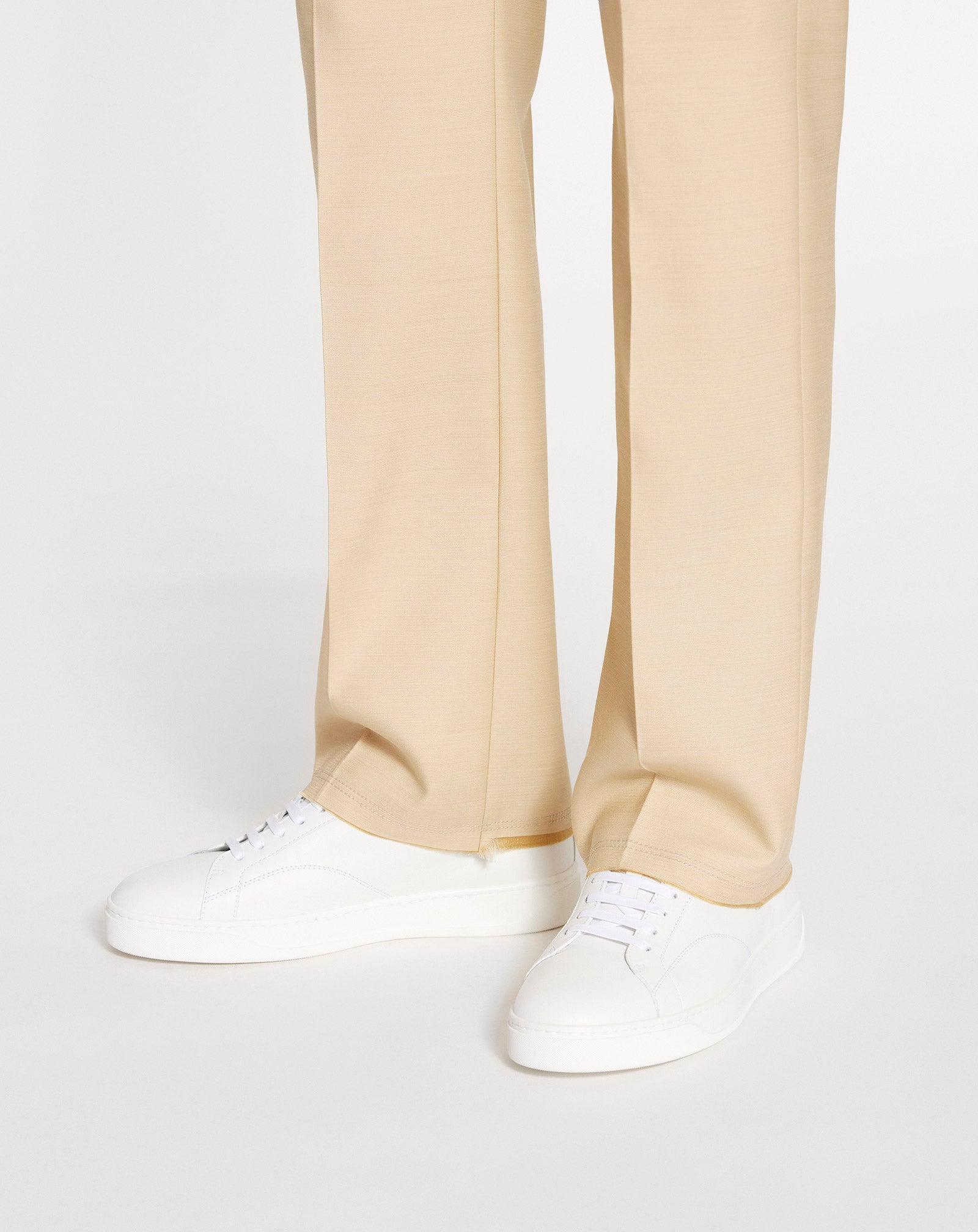 SNEAKERS DDB0 EN CUIR ET SUEDE
