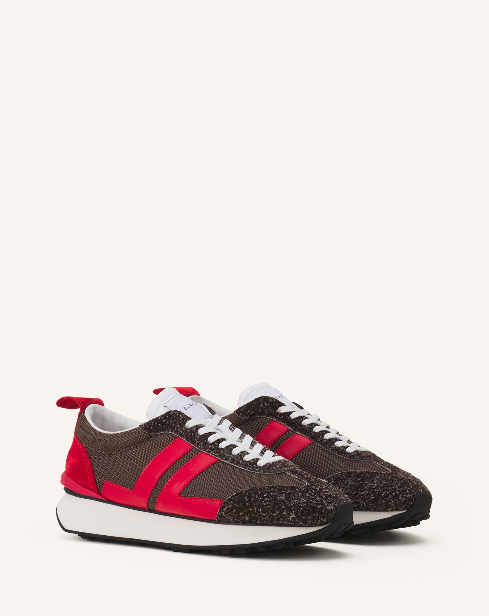 SNEAKERS BUMPR EN MESH MARRON