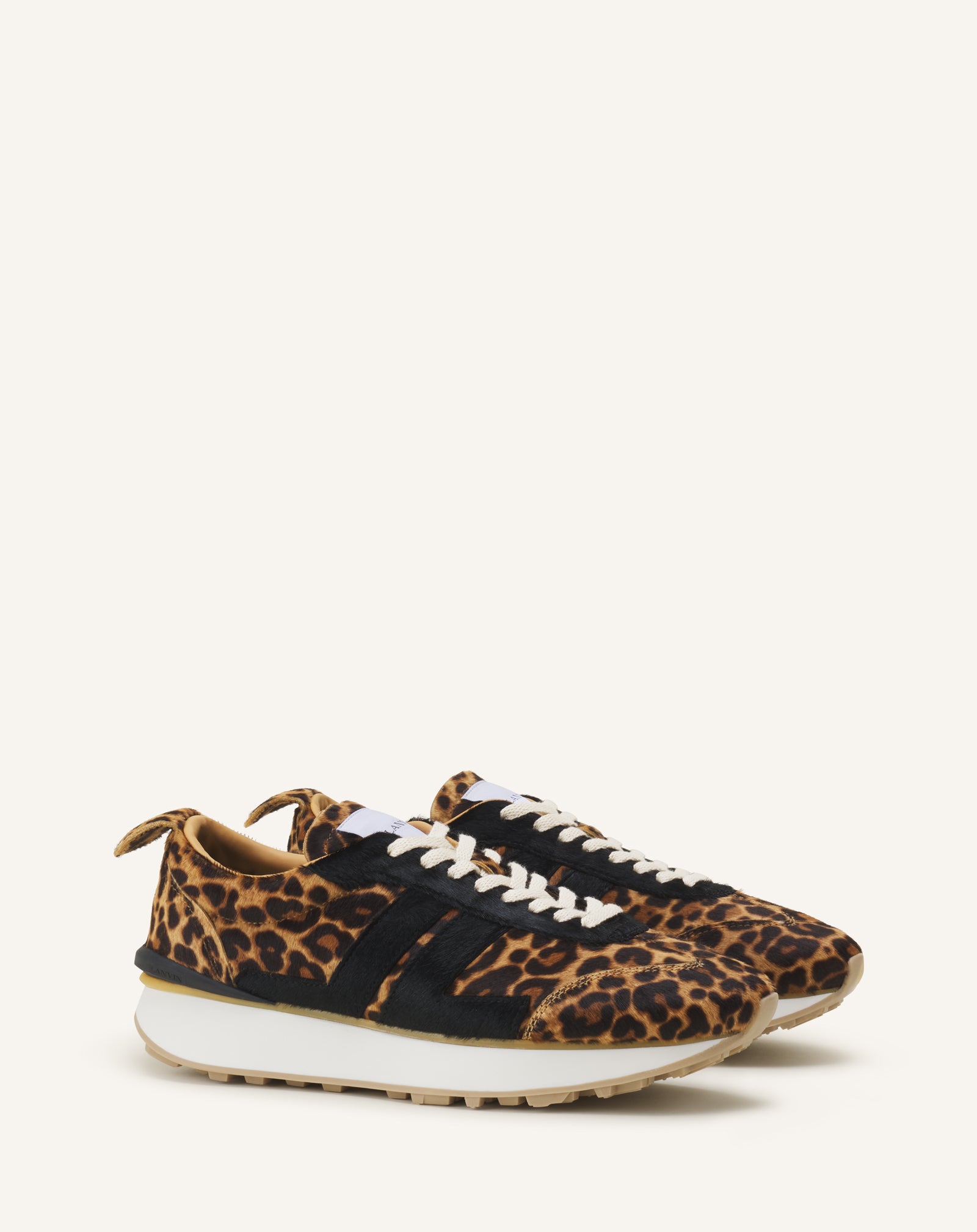 SNEAKERS BUMPR IMPRIMÉE LEOPARD EN PONY