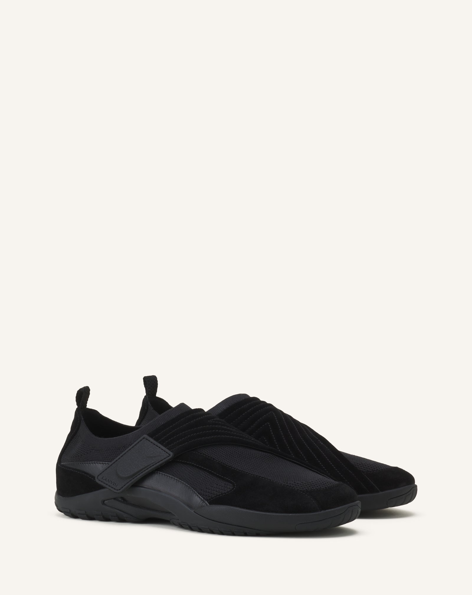 SNEAKER LNV1 EN SUEDE TRICOTE
