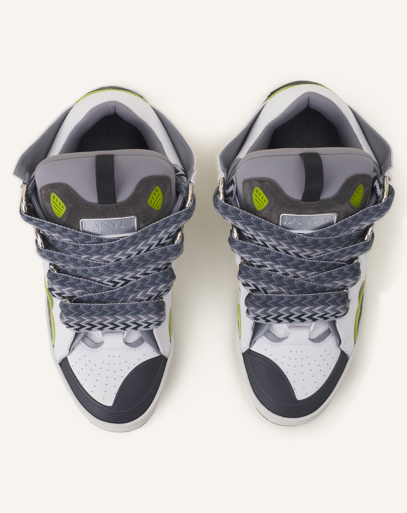 SNEAKERS CURBS EN CUIR