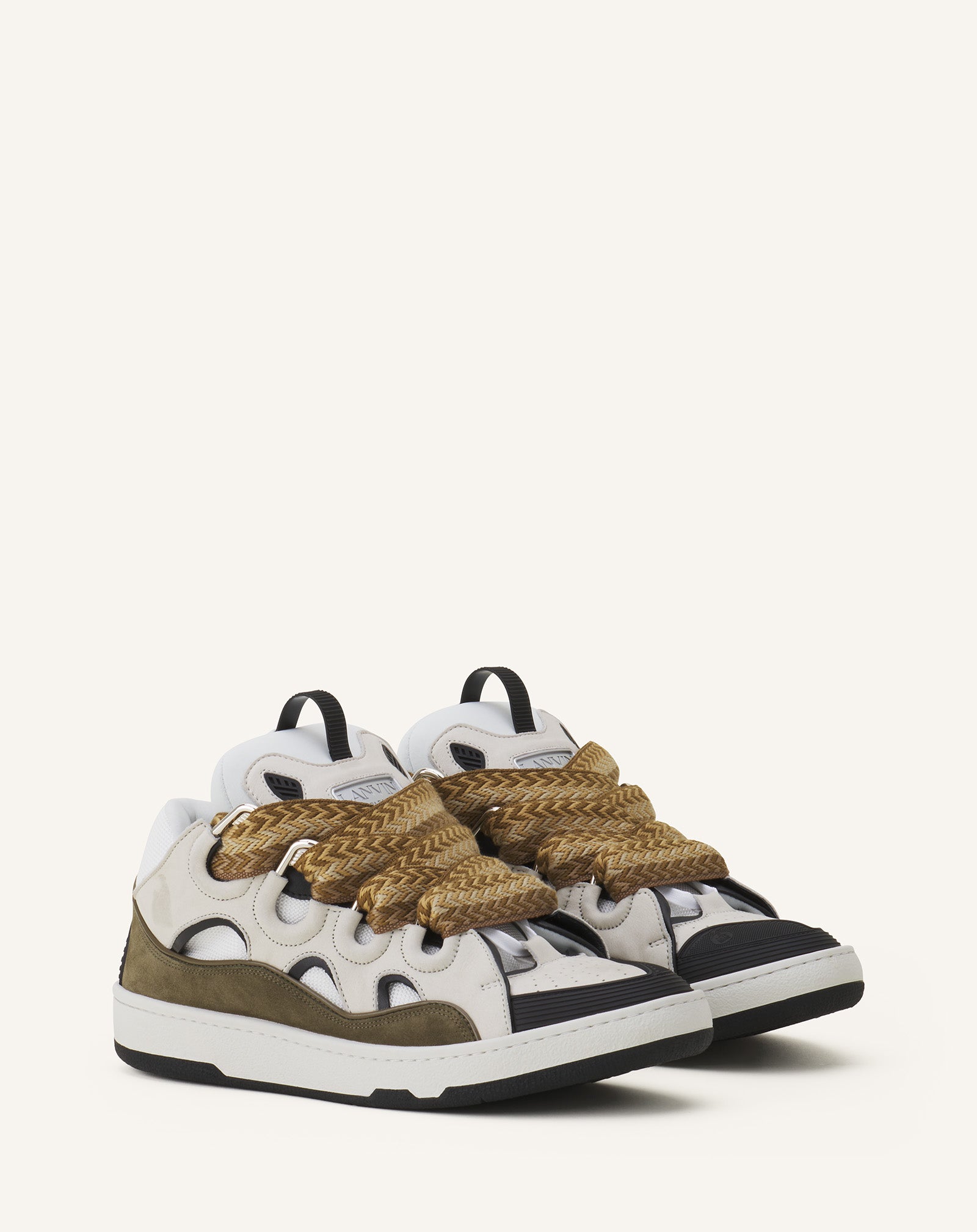 SNEAKERS CURBS EN CUIR