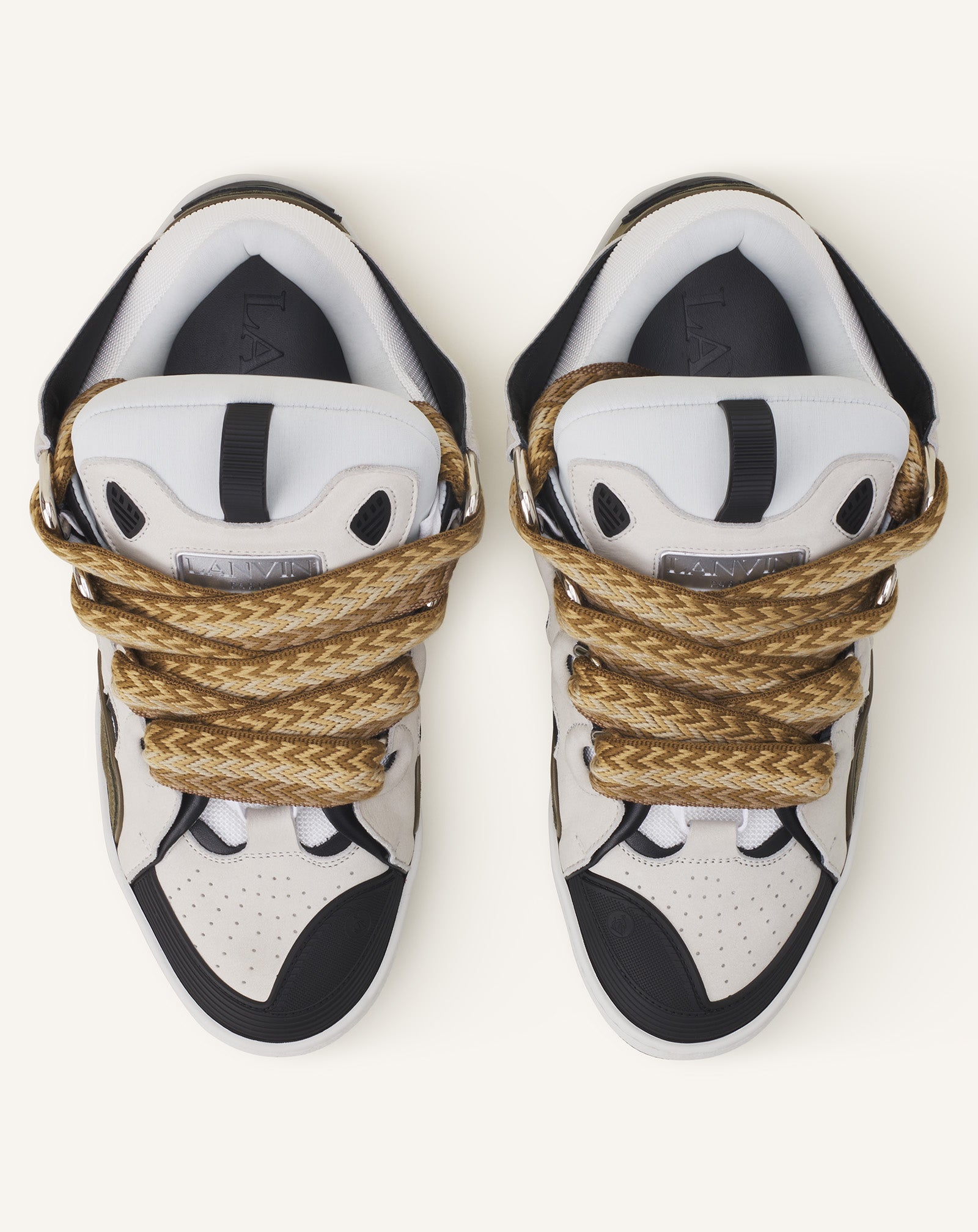 SNEAKERS CURBS EN CUIR