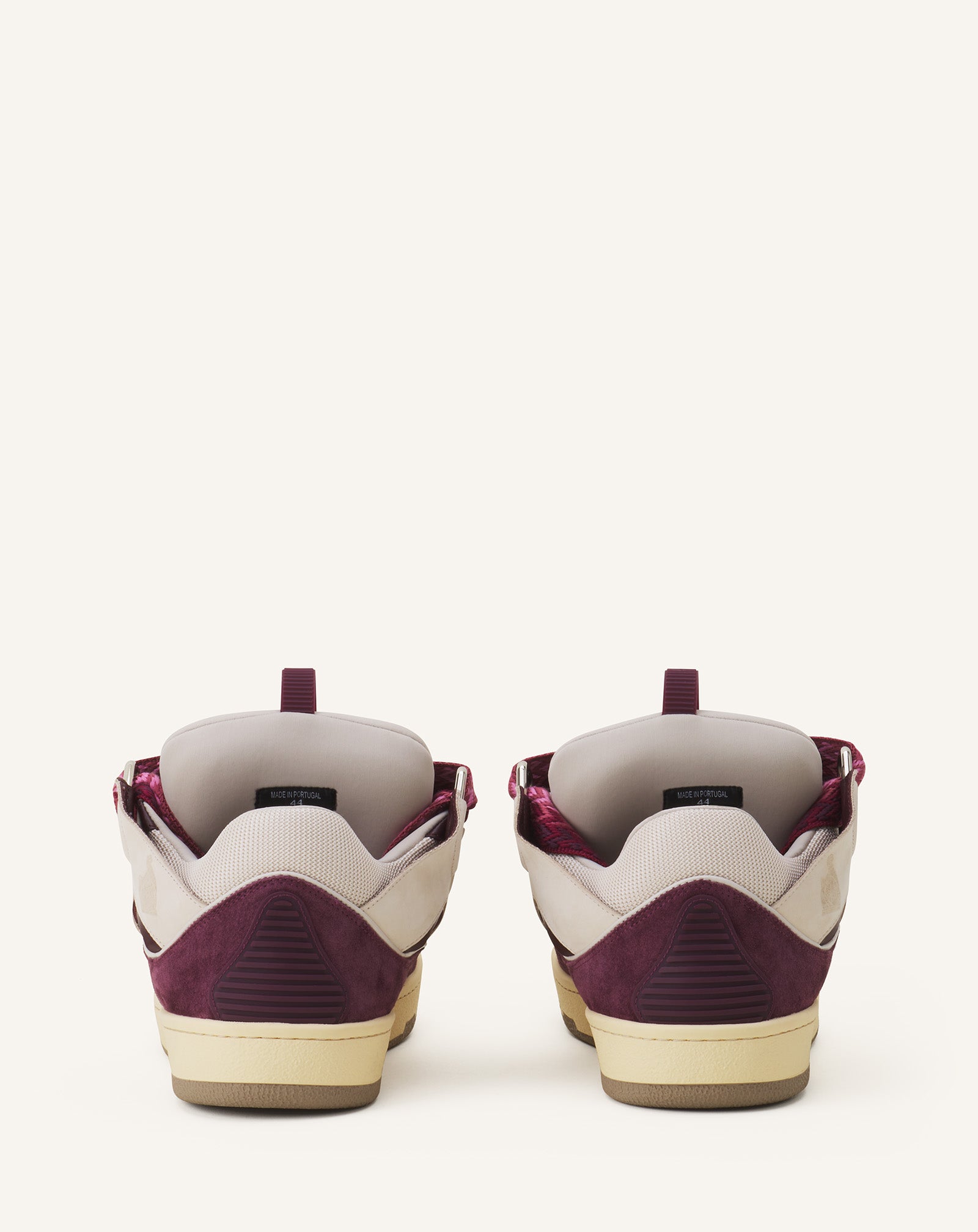 SNEAKERS CURBS EN CUIR