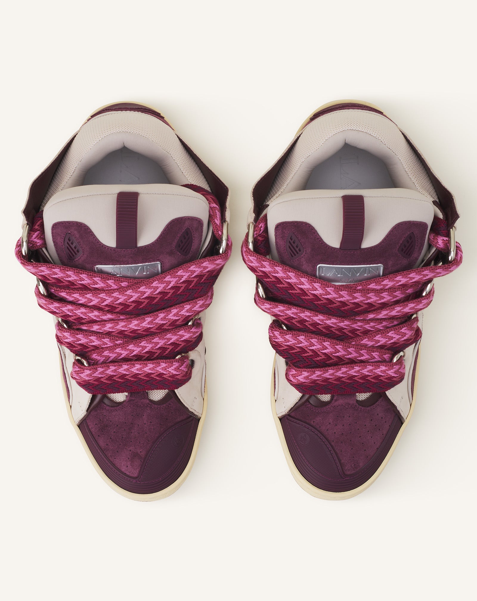 SNEAKERS CURBS EN CUIR