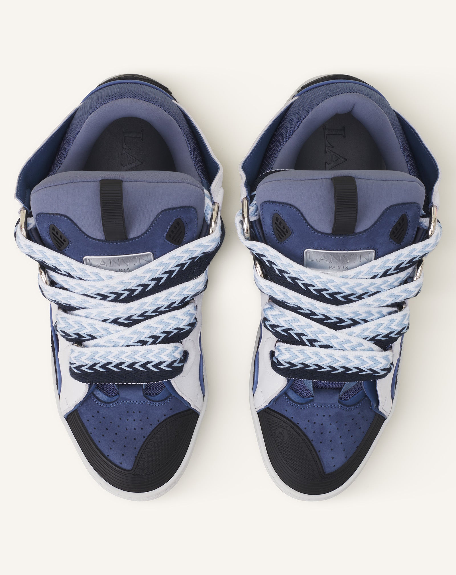 SNEAKERS CURBS EN CUIR