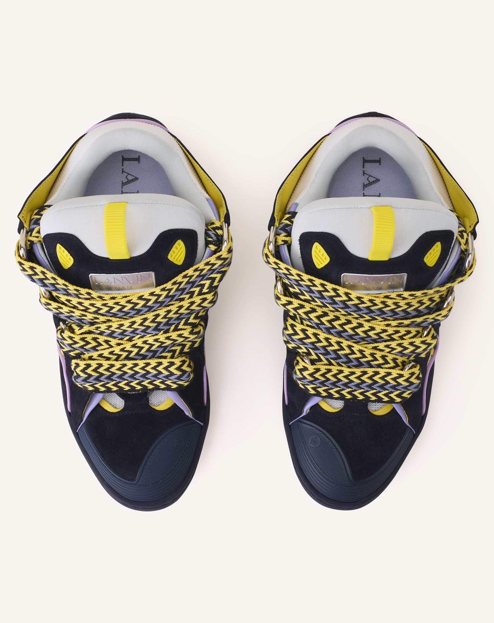 SNEAKERS CURB EN CUIR