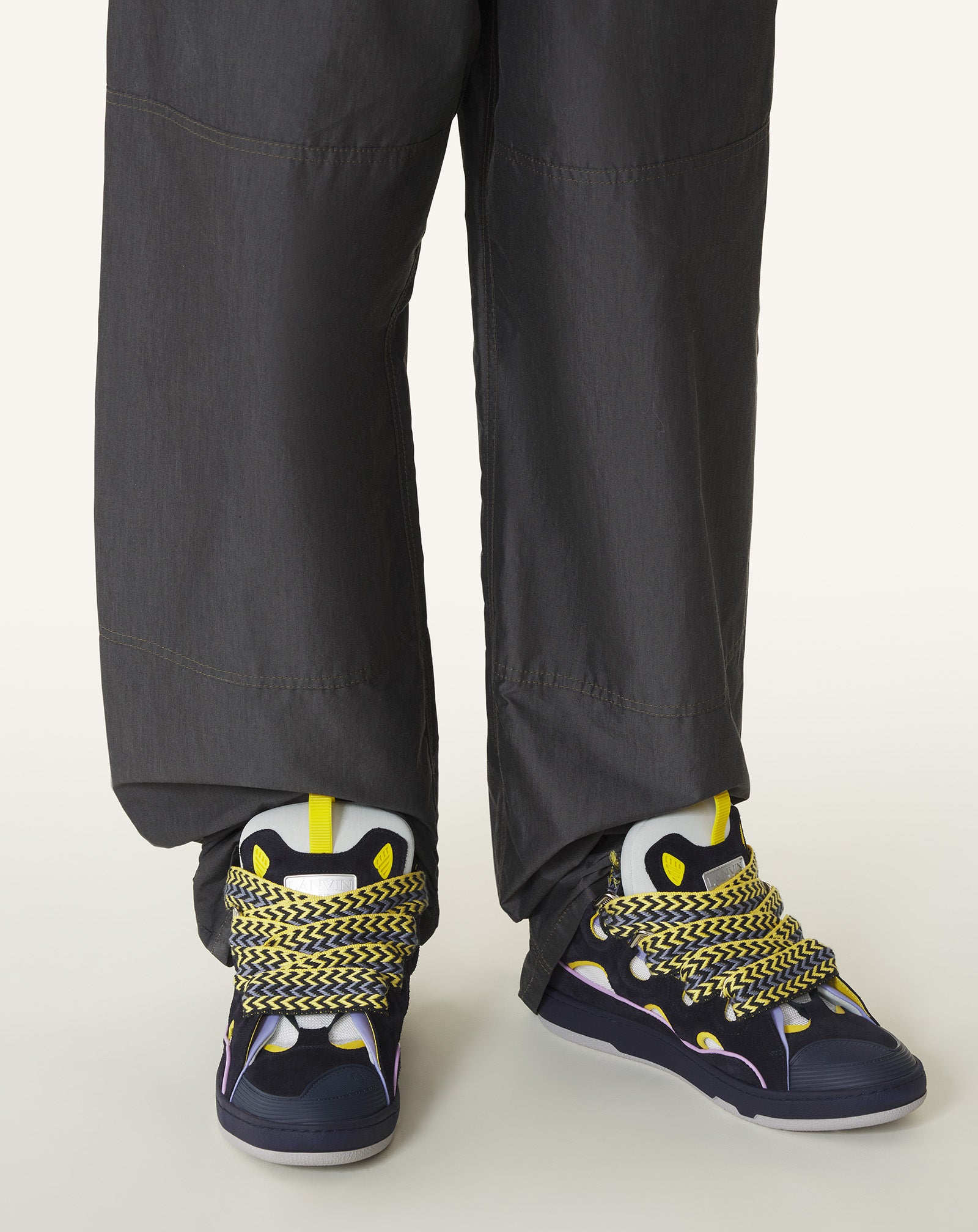 SNEAKERS CURB EN CUIR