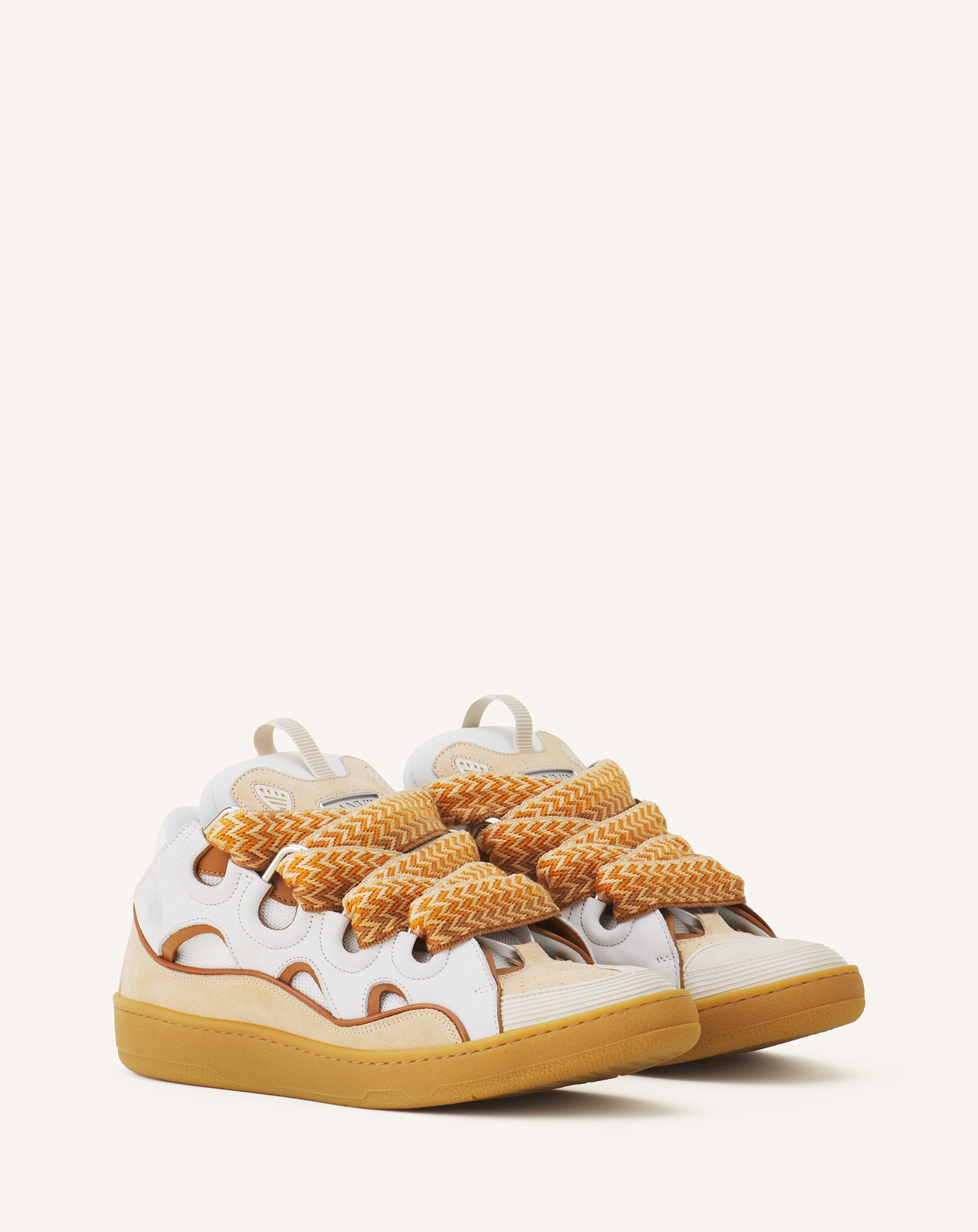 SNEAKERS CURBS EN CUIR