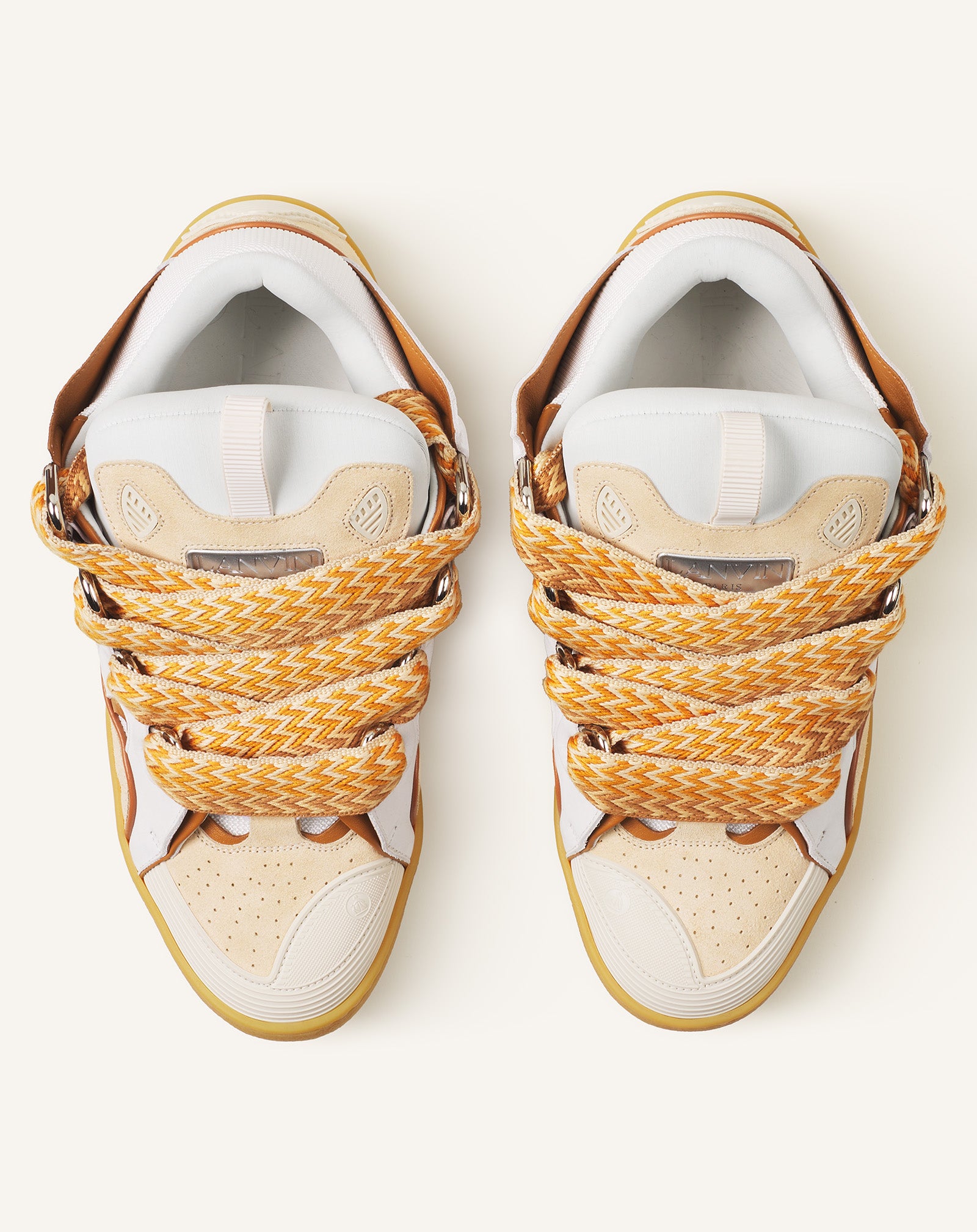 SNEAKERS CURBS EN CUIR