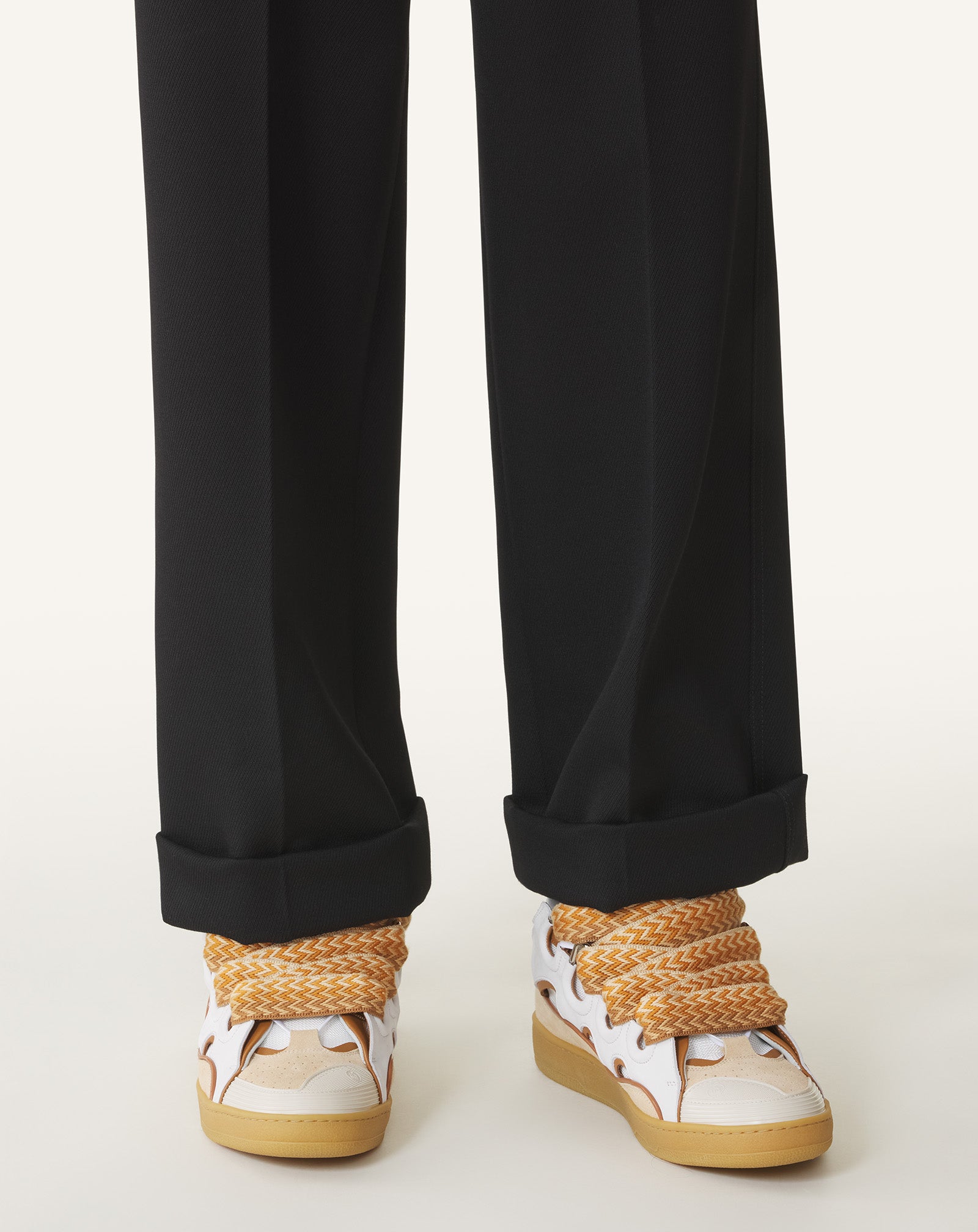 SNEAKERS CURBS EN CUIR