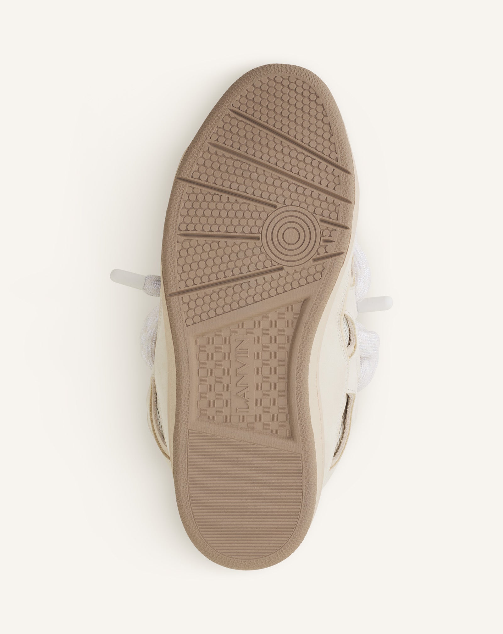 SNEAKERS CURB EN CUIR LACETS SNAKE