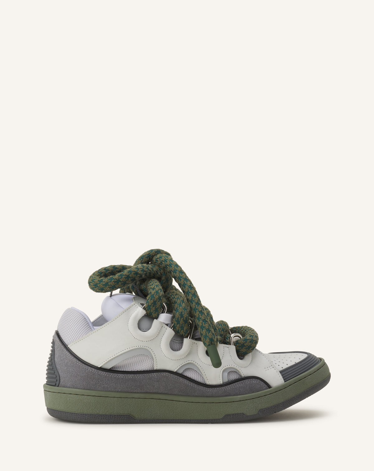 CURB SNAKE SNEAKERS IN LEATHER