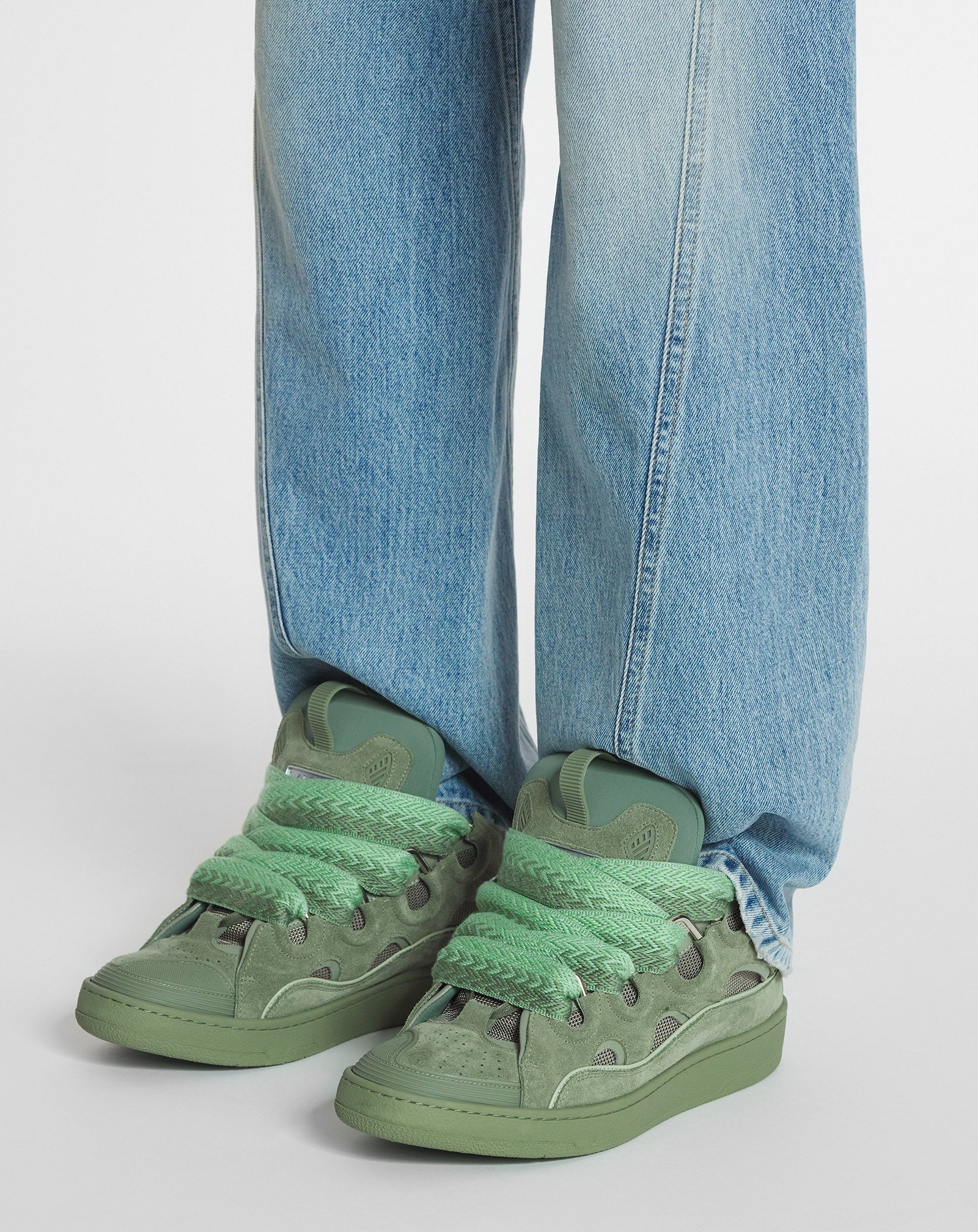 SNEAKERS CURB EN CUIR