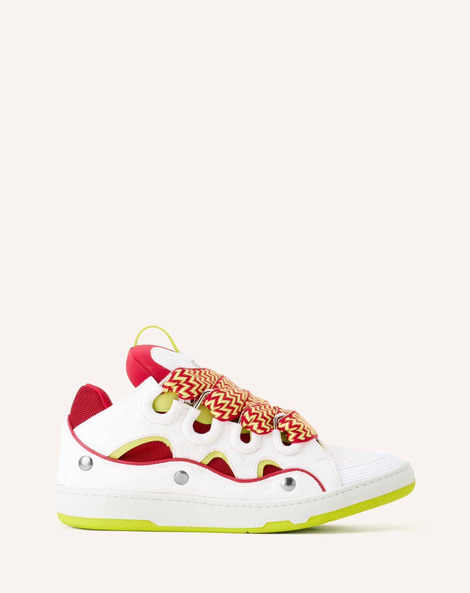 SNEAKERS URBAN CURB EN CUIR À PATCH