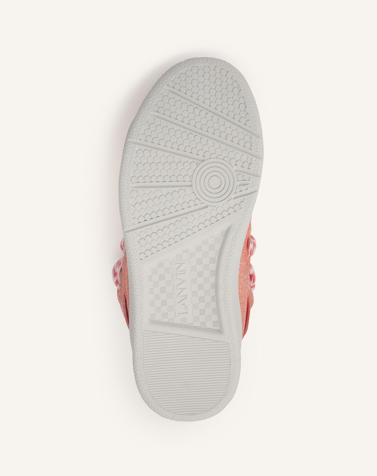SNEAKERS CURB EN CUIR TACHETÉ