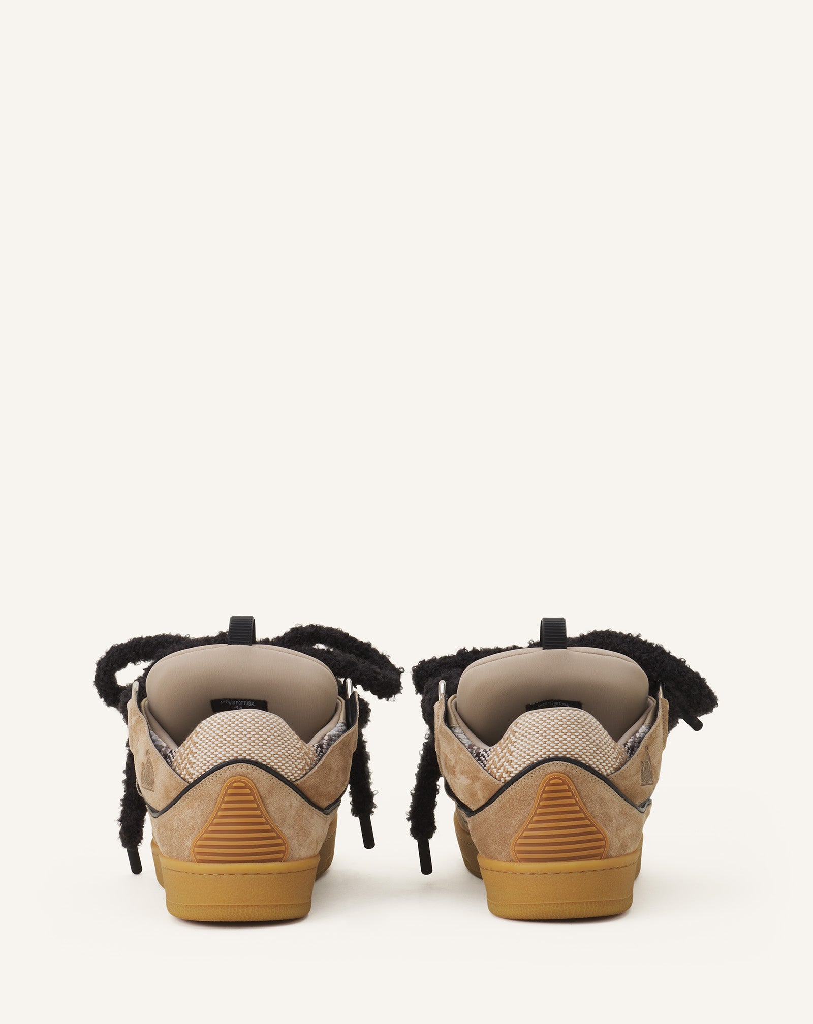 CURB SNEAKERS EN SUEDE LACETS MAILLE