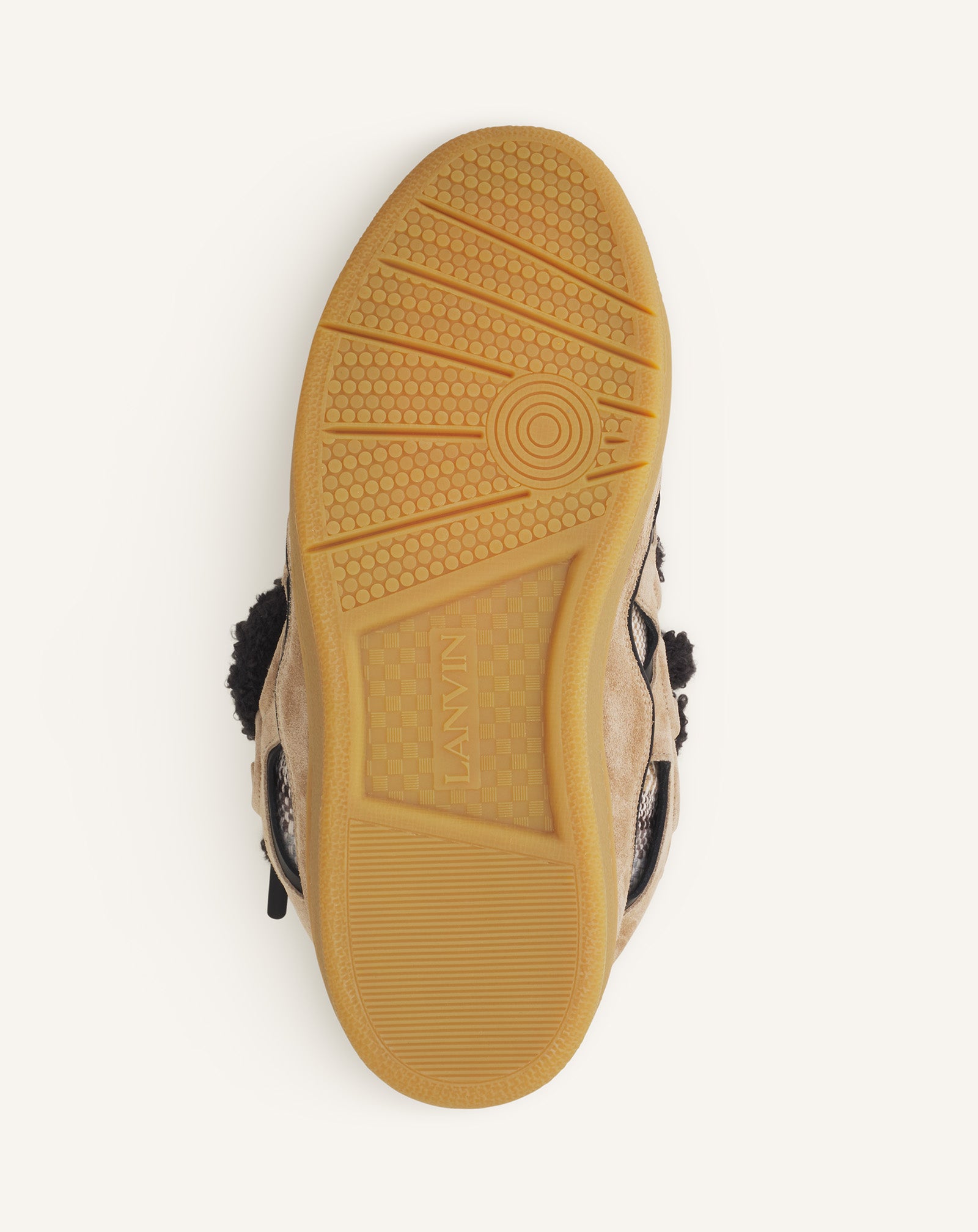 CURB SNEAKERS EN SUEDE LACETS MAILLE