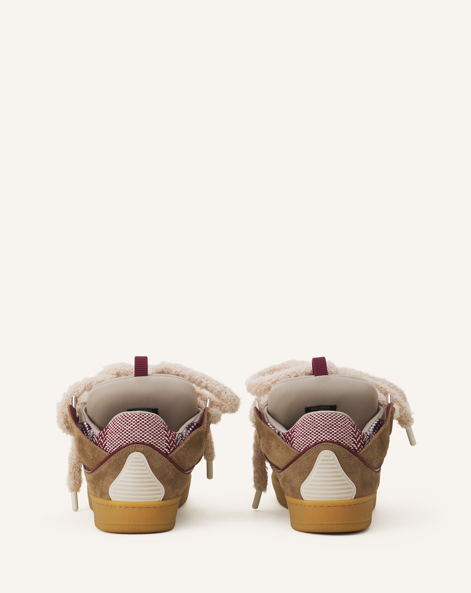 CURB SNEAKERS EN SUEDE LACETS MAILLE