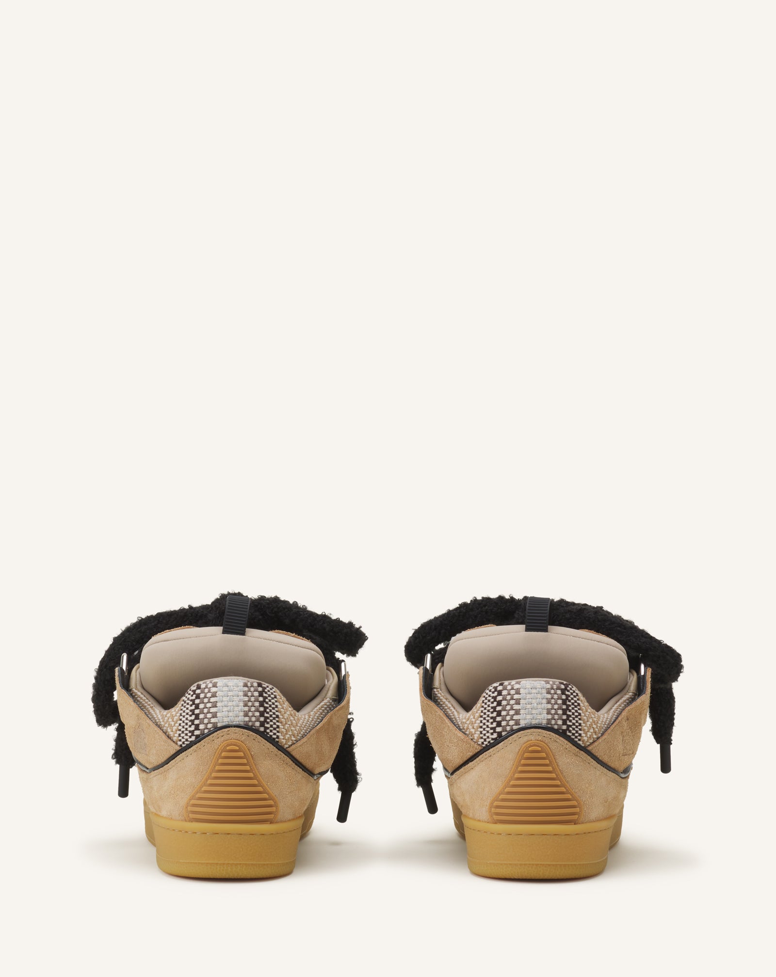 CURB SNEAKERS EN SUEDE LACETS MAILLE