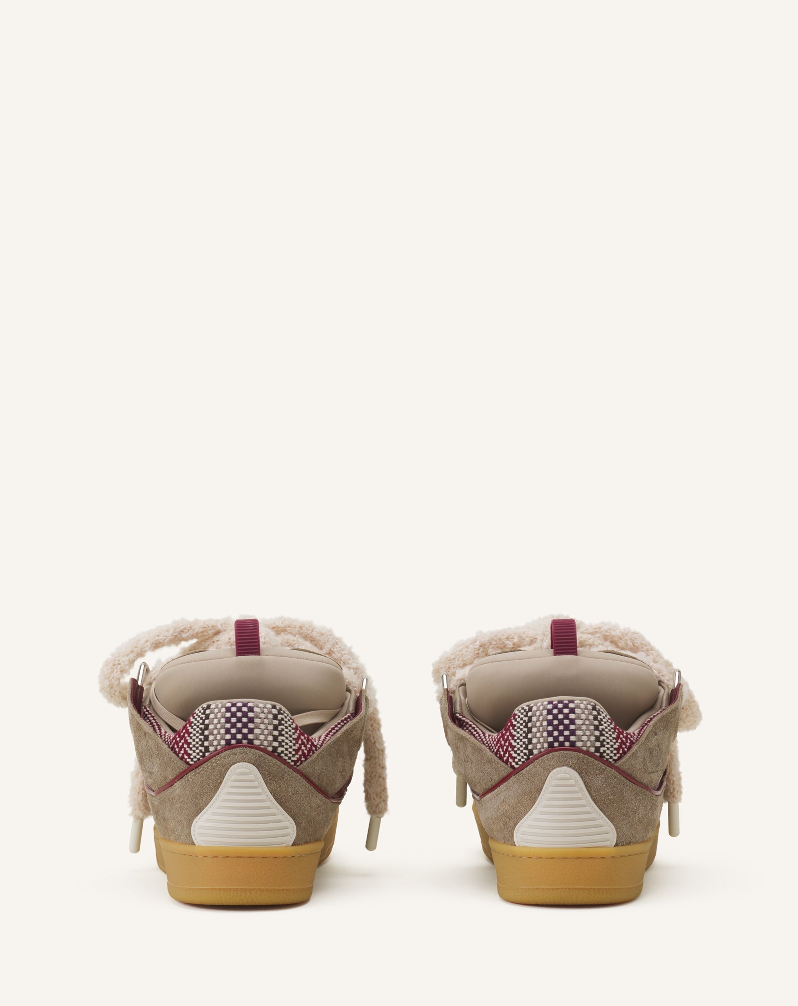 CURB SNEAKERS EN SUEDE LACETS MAILLE