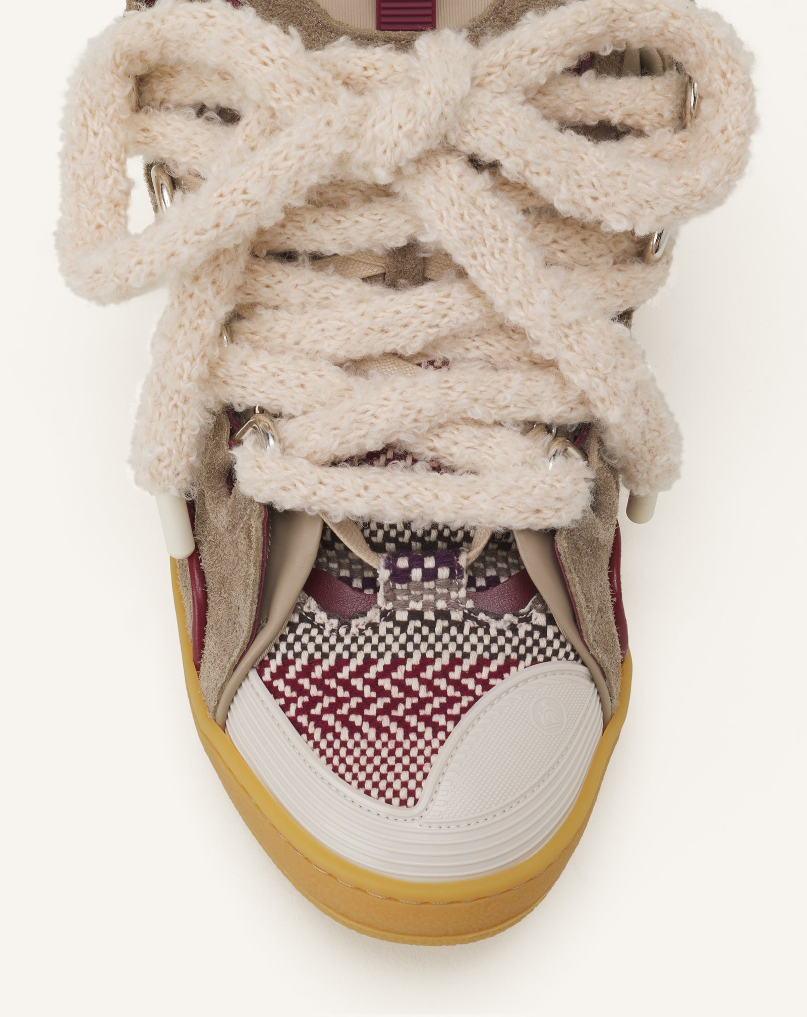 CURB SNEAKERS EN SUEDE LACETS MAILLE