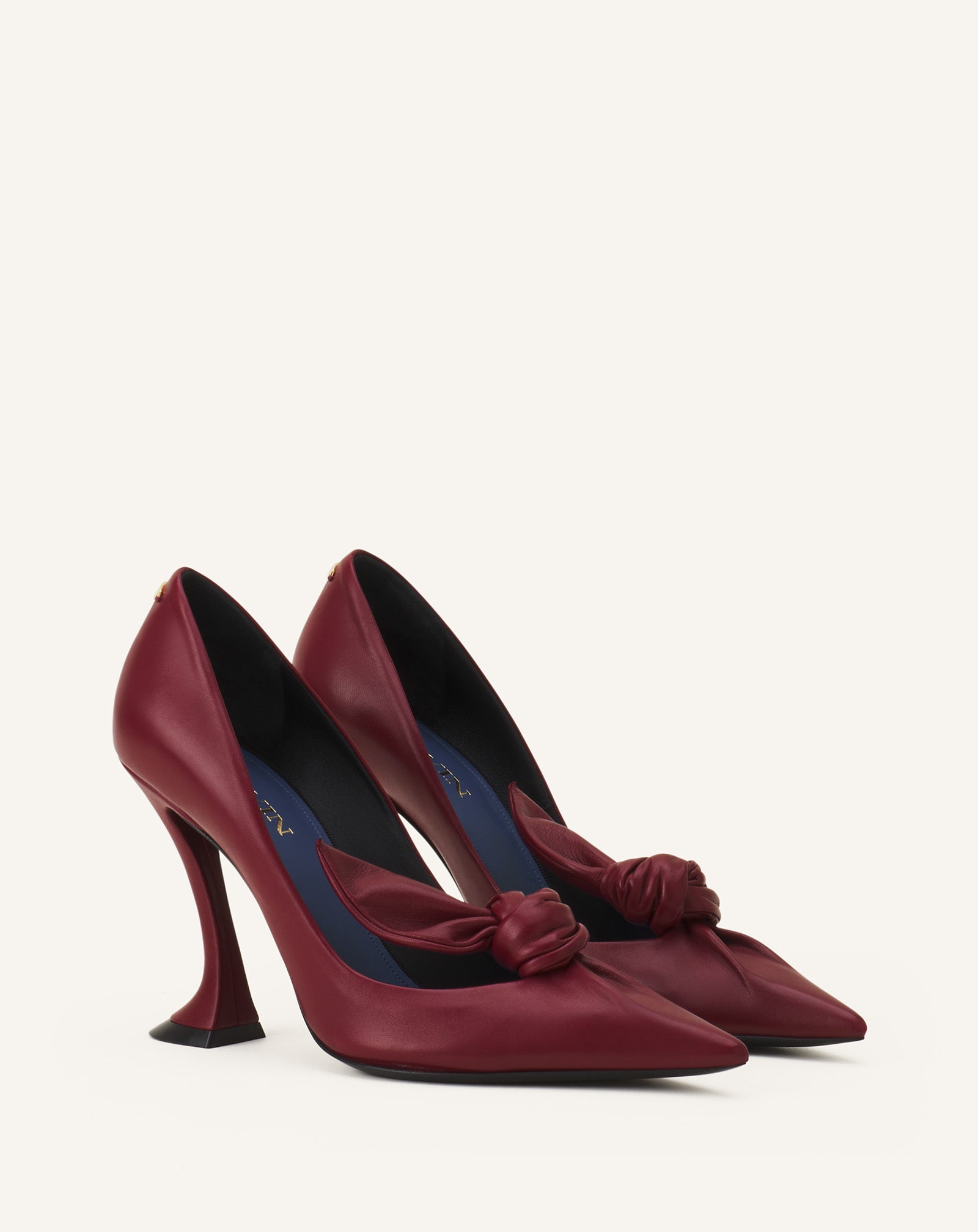 ESCARPIN MIDNIGHT STEP NOEUD EN CUIR