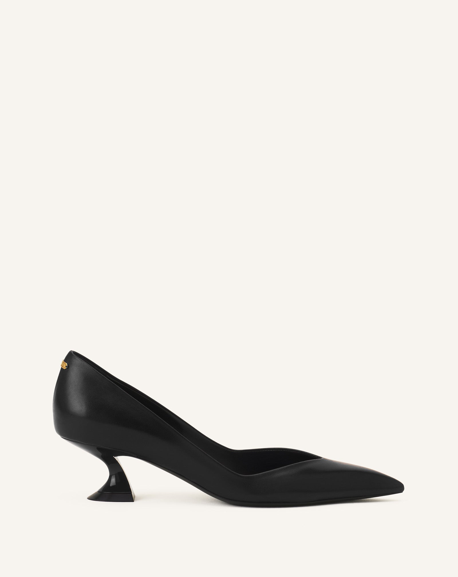 ESCARPIN MIDNIGHT STEP EN CUIR NOIR