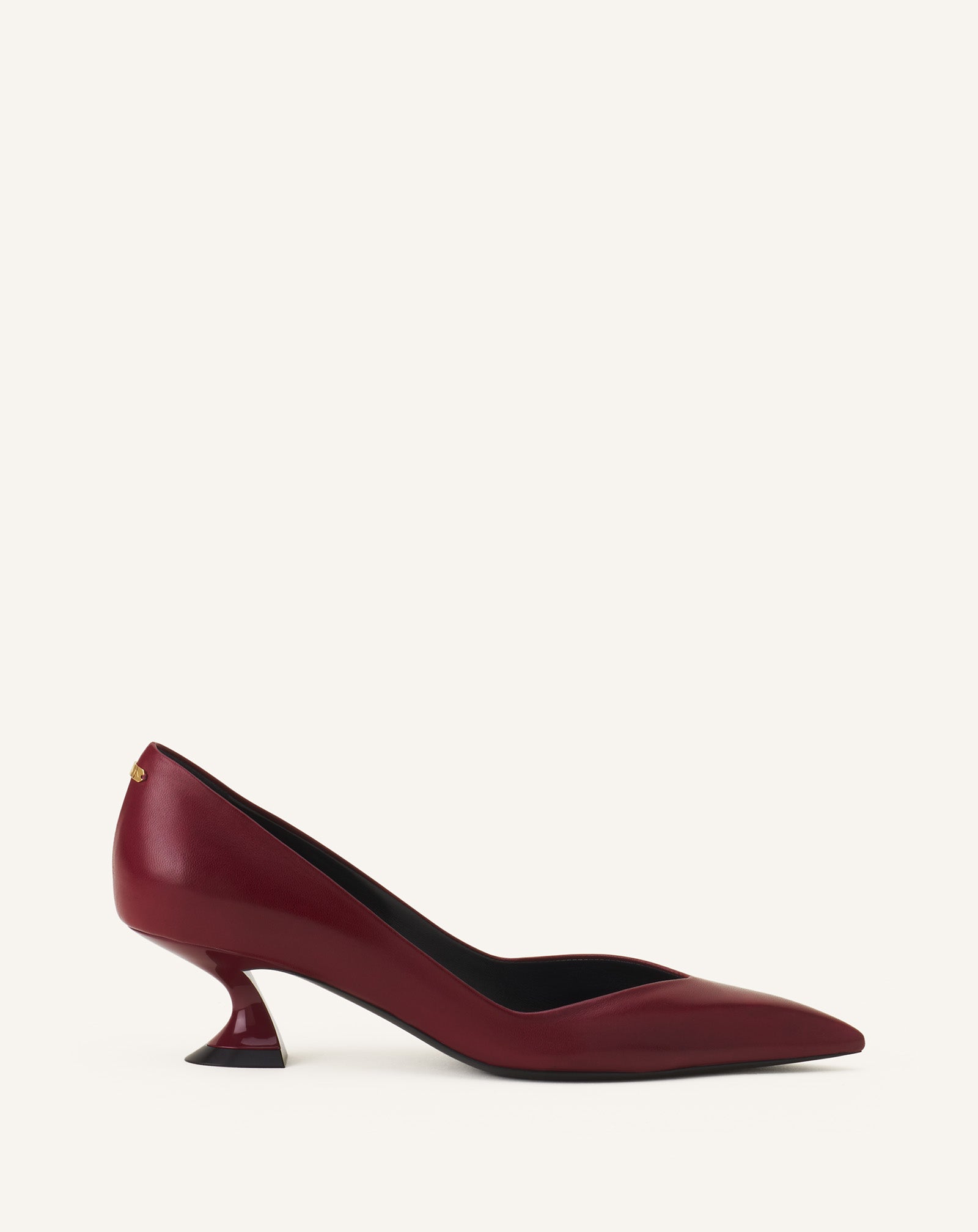 ESCARPIN MIDNIGHT STEP EN CUIR MARRON