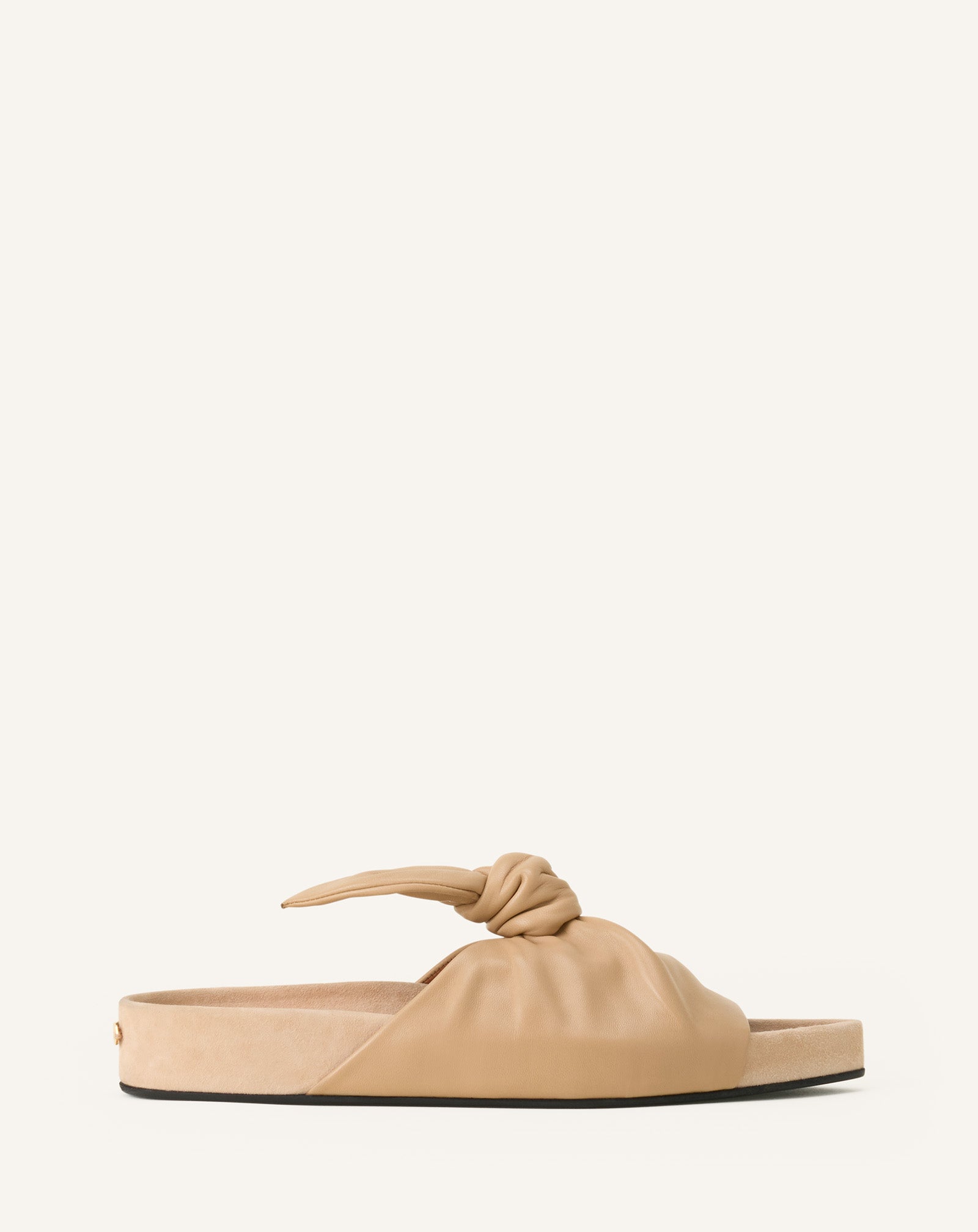 MULE PLATE COCOON EN CUIR