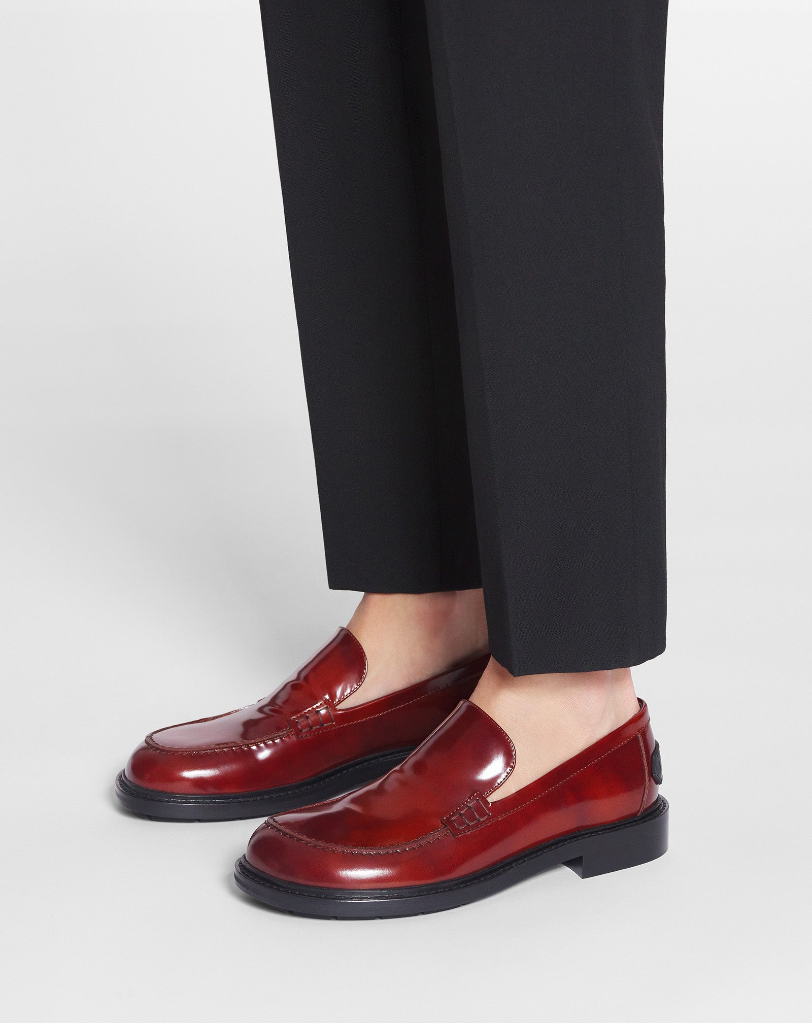MOCASSINS SPINTO EN CUIR LISSE