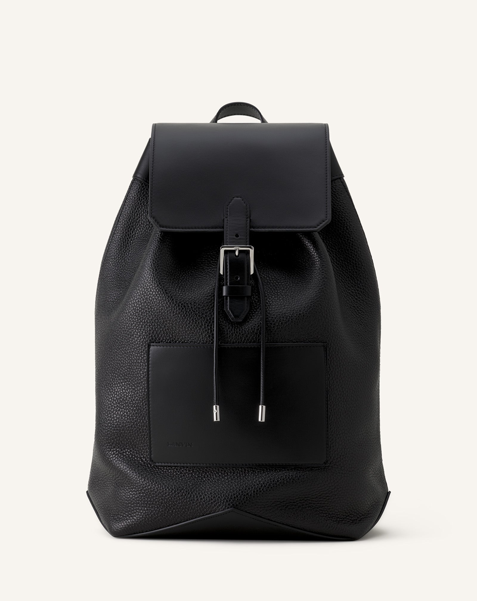 Black Catch By Lanvin Leather Backpack | Lanvin