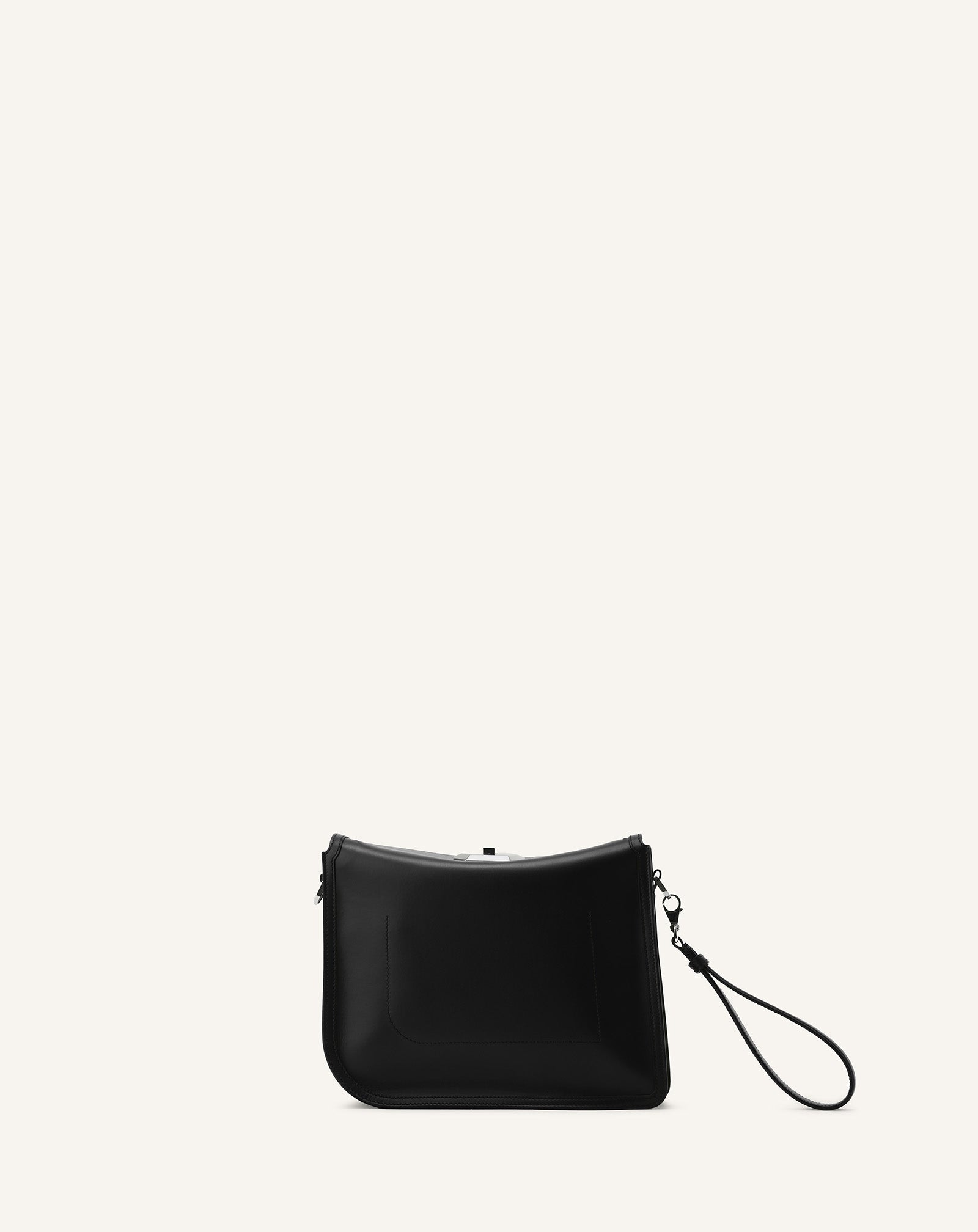 SAC POCHETTE COMPAGNON ASYMÉTRIQUE EN CUIR