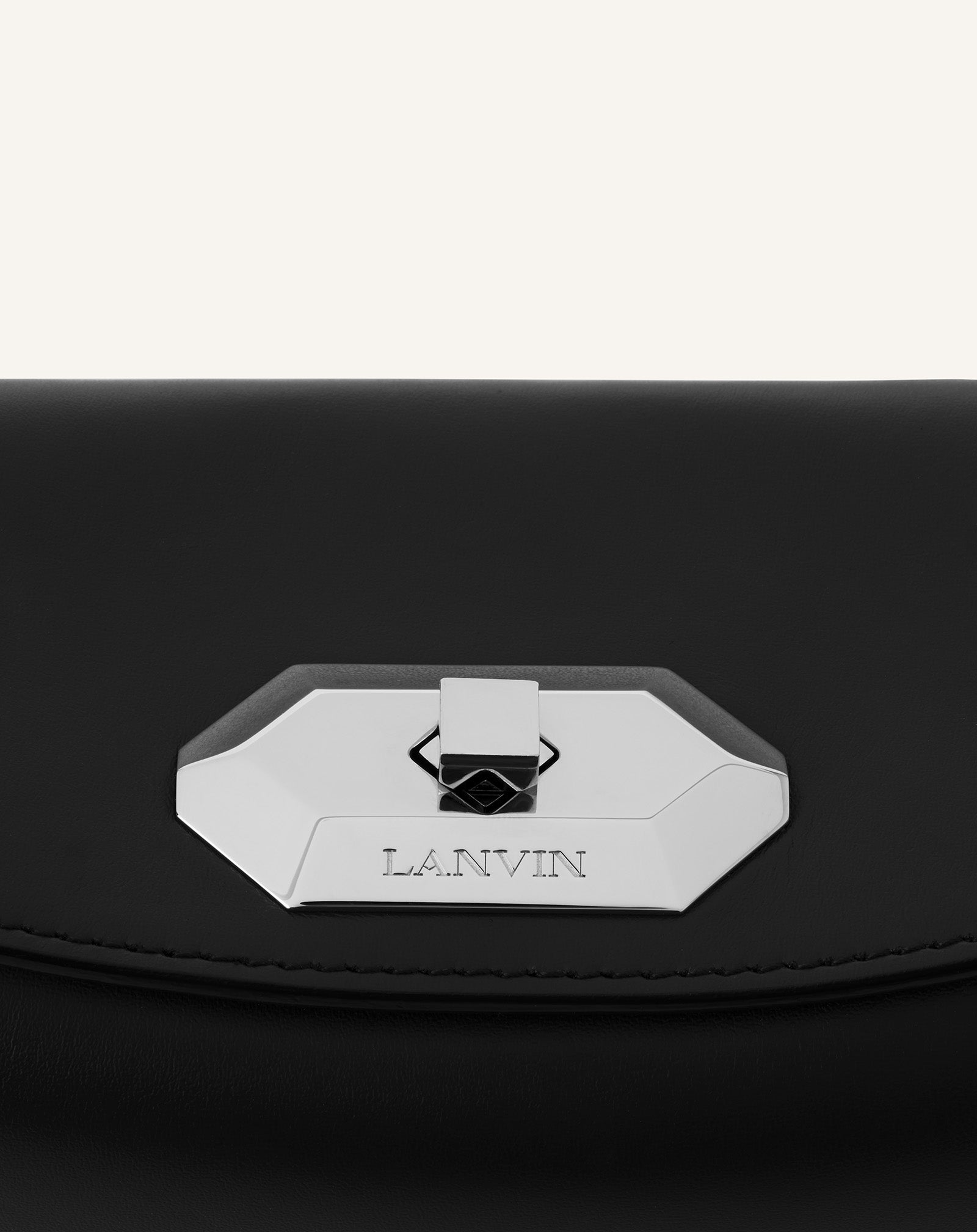 SAC POCHETTE COMPAGNON ASYMÉTRIQUE EN CUIR