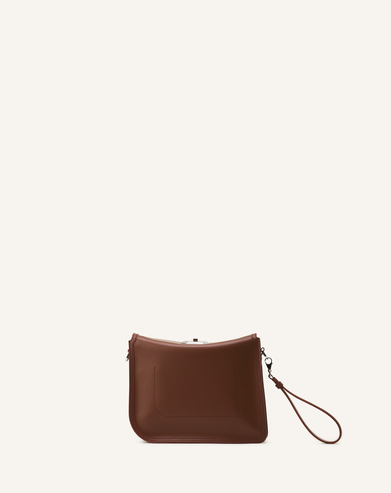 SAC POCHETTE COMPAGNON ASYMÉTRIQUE EN CUIR