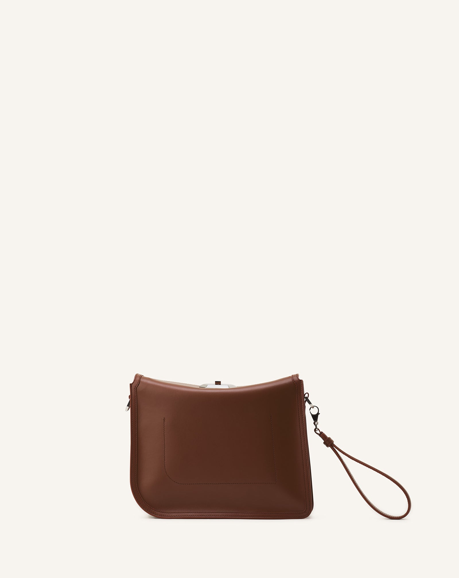 SAC POCHETTE COMPAGNON ASYMÉTRIQUE EN CUIR