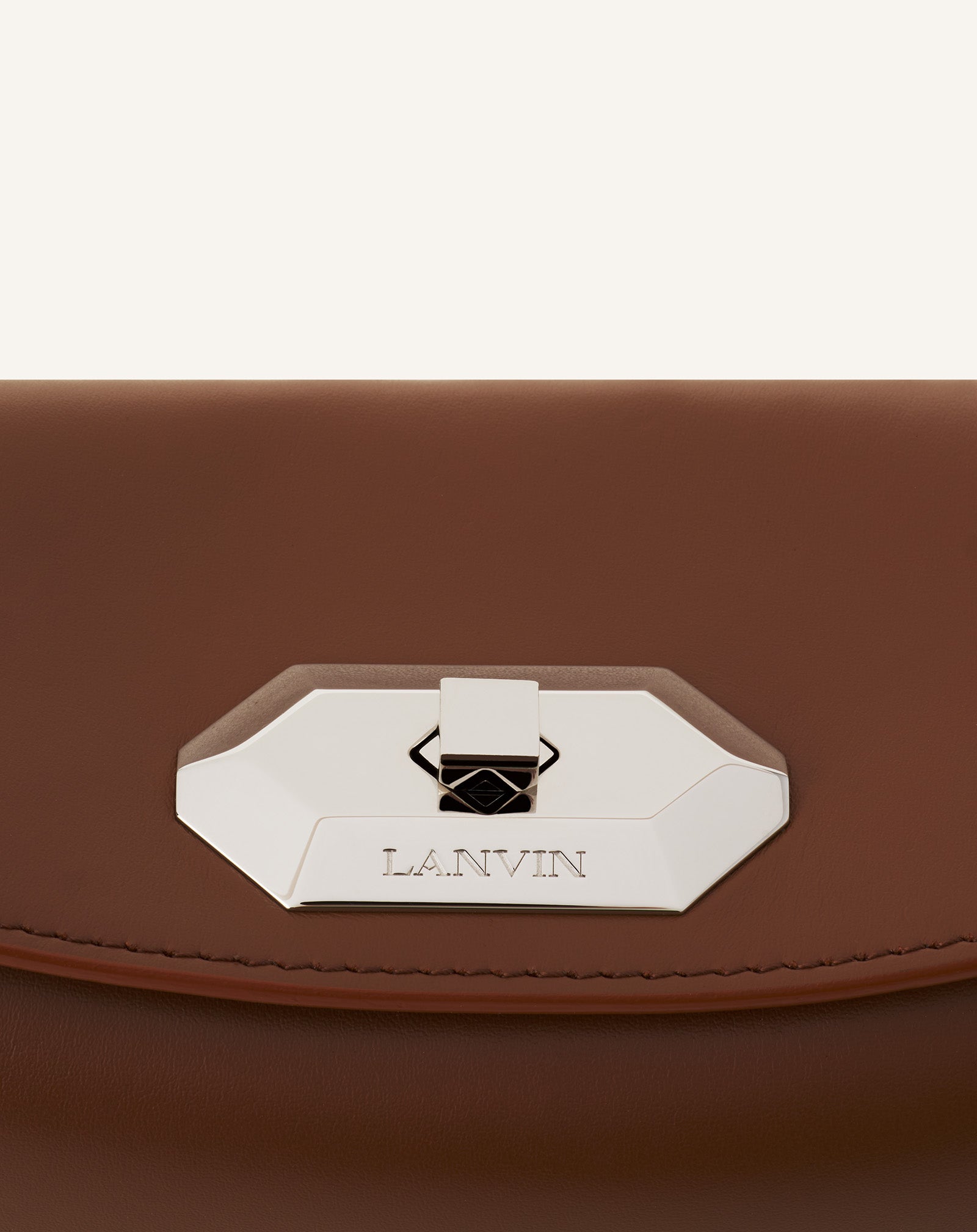 SAC POCHETTE COMPAGNON ASYMÉTRIQUE EN CUIR